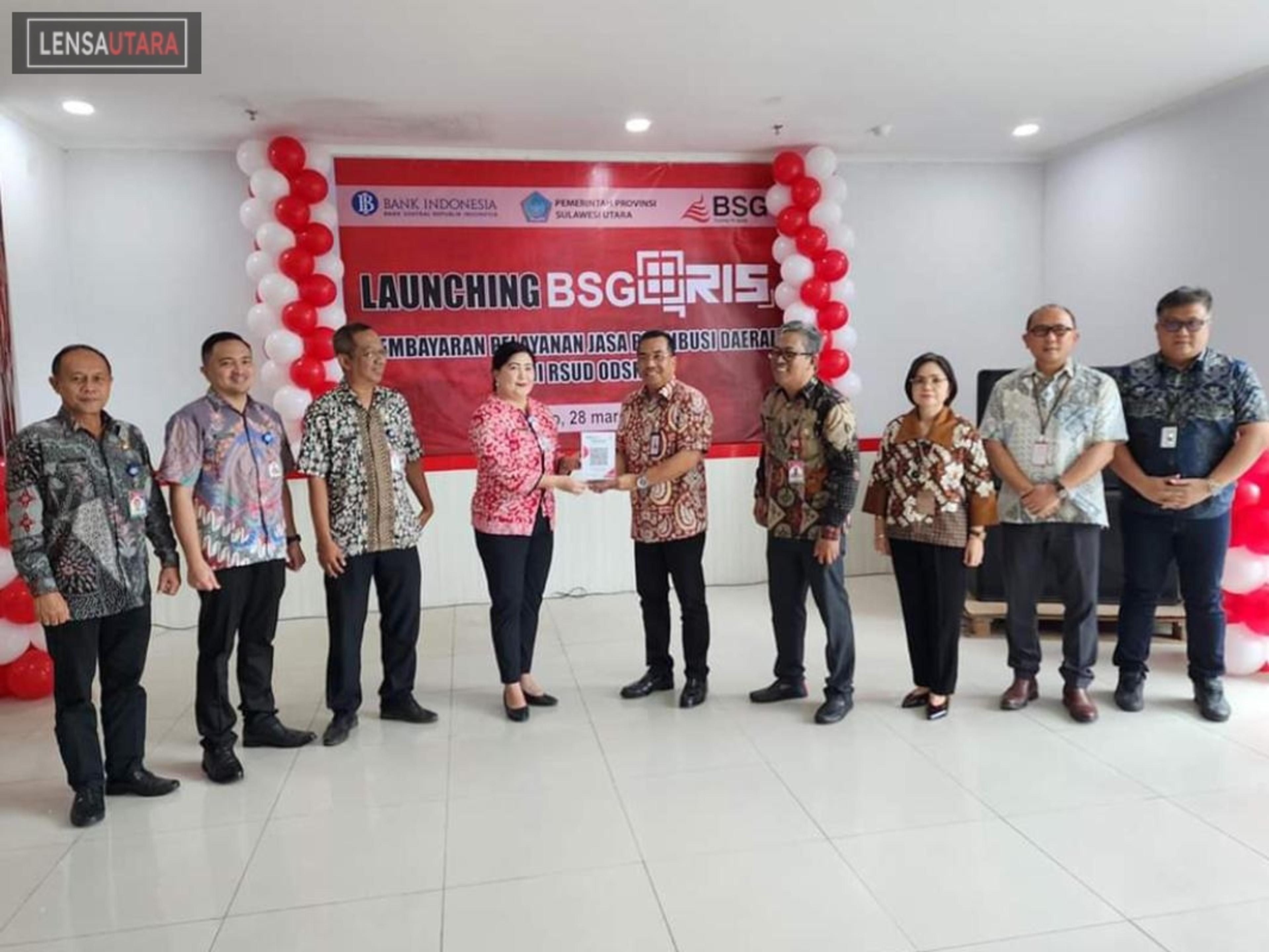 BSGqris Hadir di RSUD ODSK Manado Untuk Penerimaan Transaksi Retribusi Kesehatan