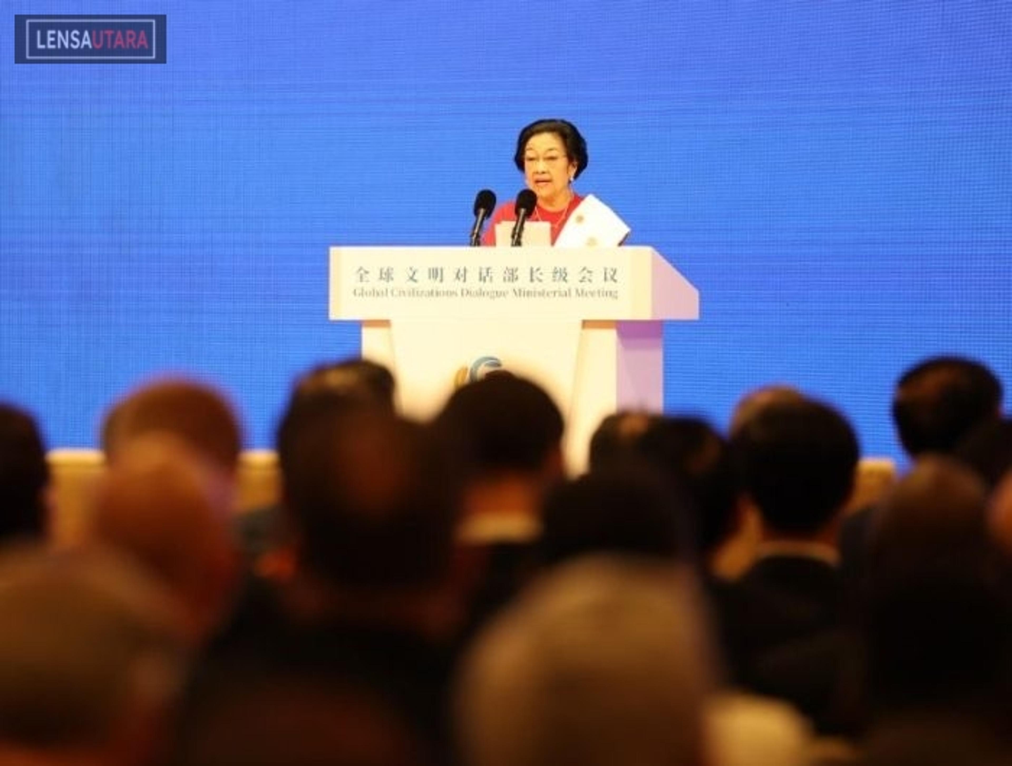 Olly Dondokambey Dampingi Megawati Soekarnoputri Pada Forum Dialog Peradaban Beijing