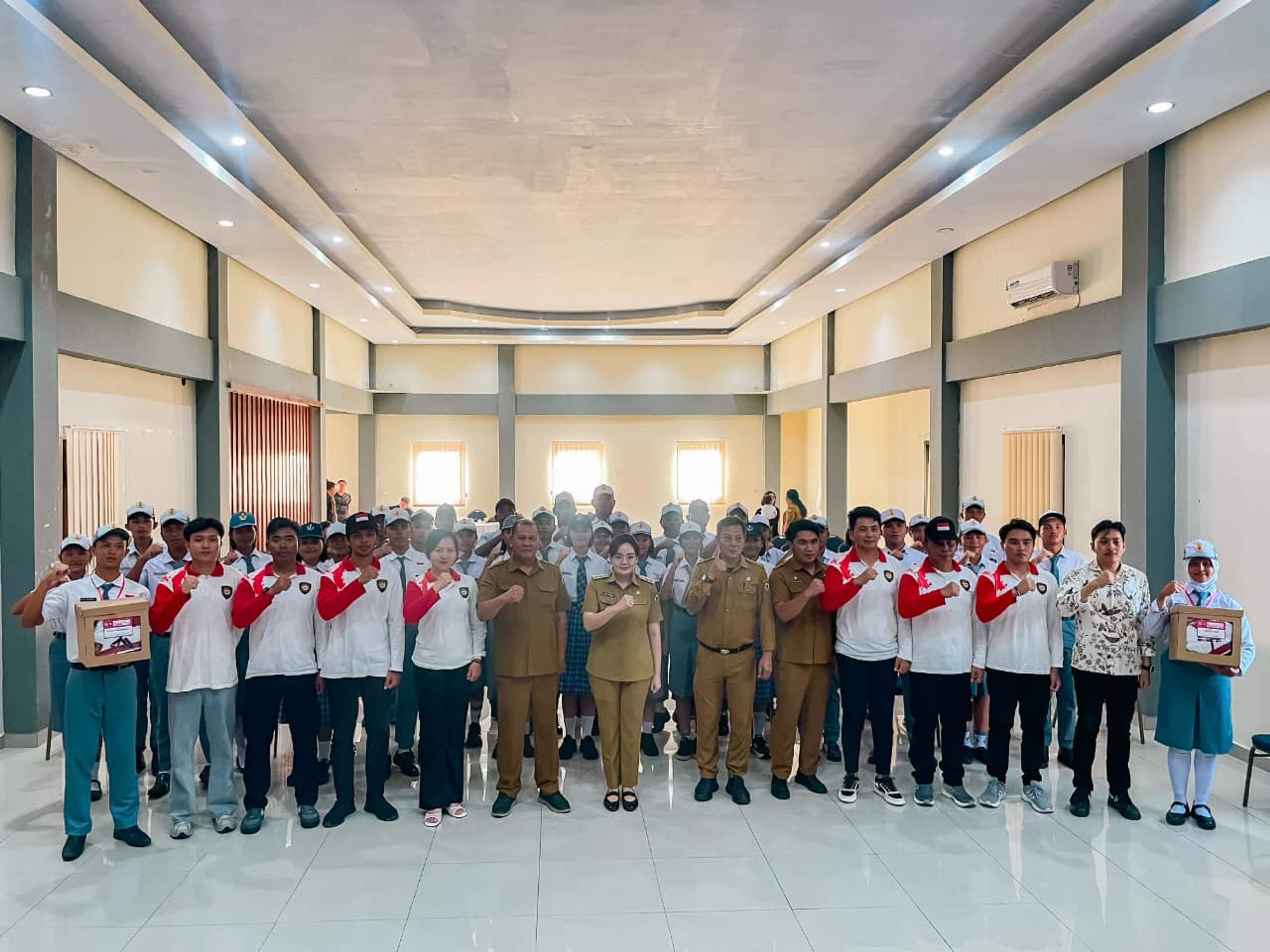 Pemusatan Latihan Dibuka Sendy Rumajar, Para Calon Paskibraka Tomohon Diharapkan Mampu Tunjukkan Kualitas Diri