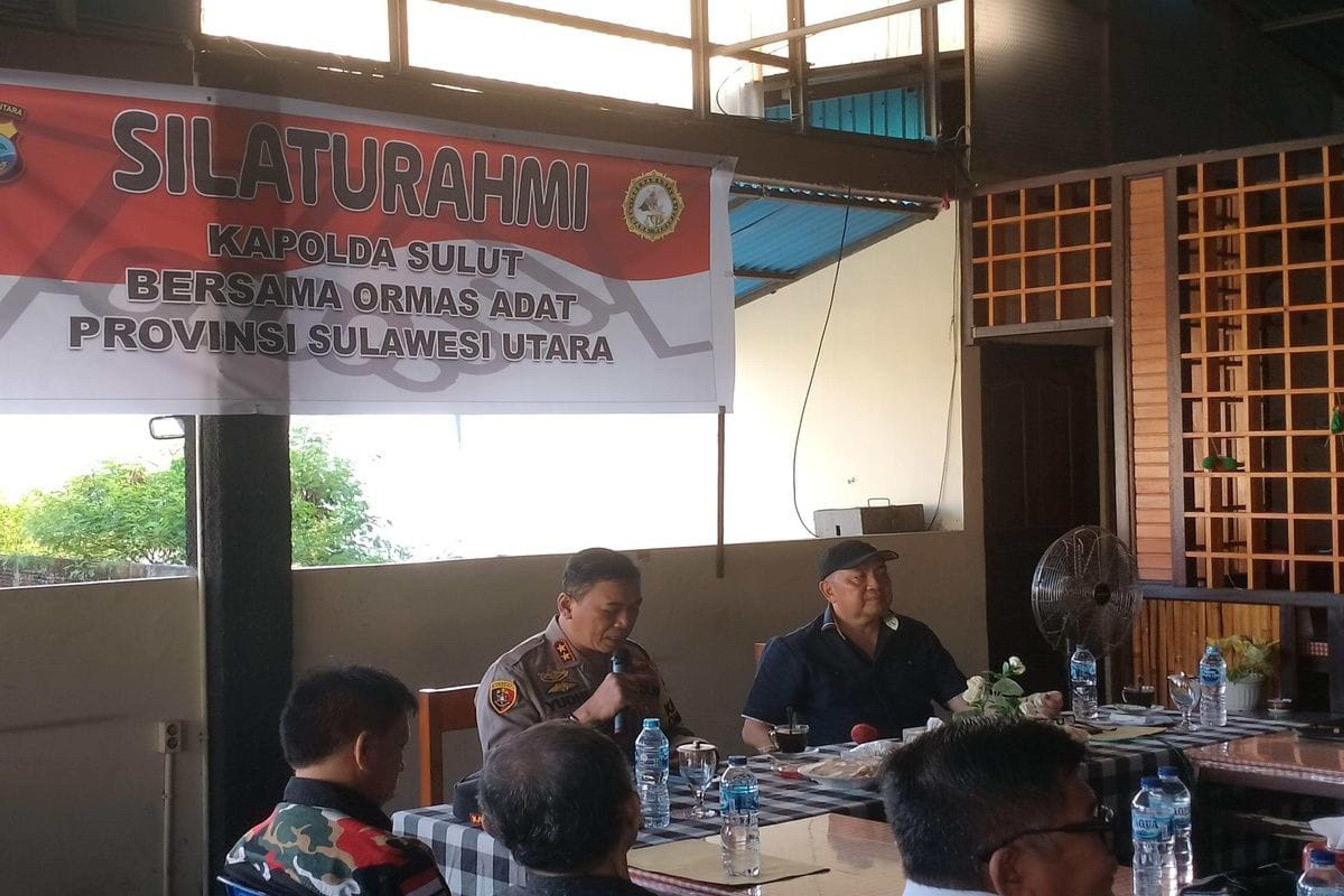 Kapolda Sulut Ajak Ormas Adat Untuk Menjaga Keamanan