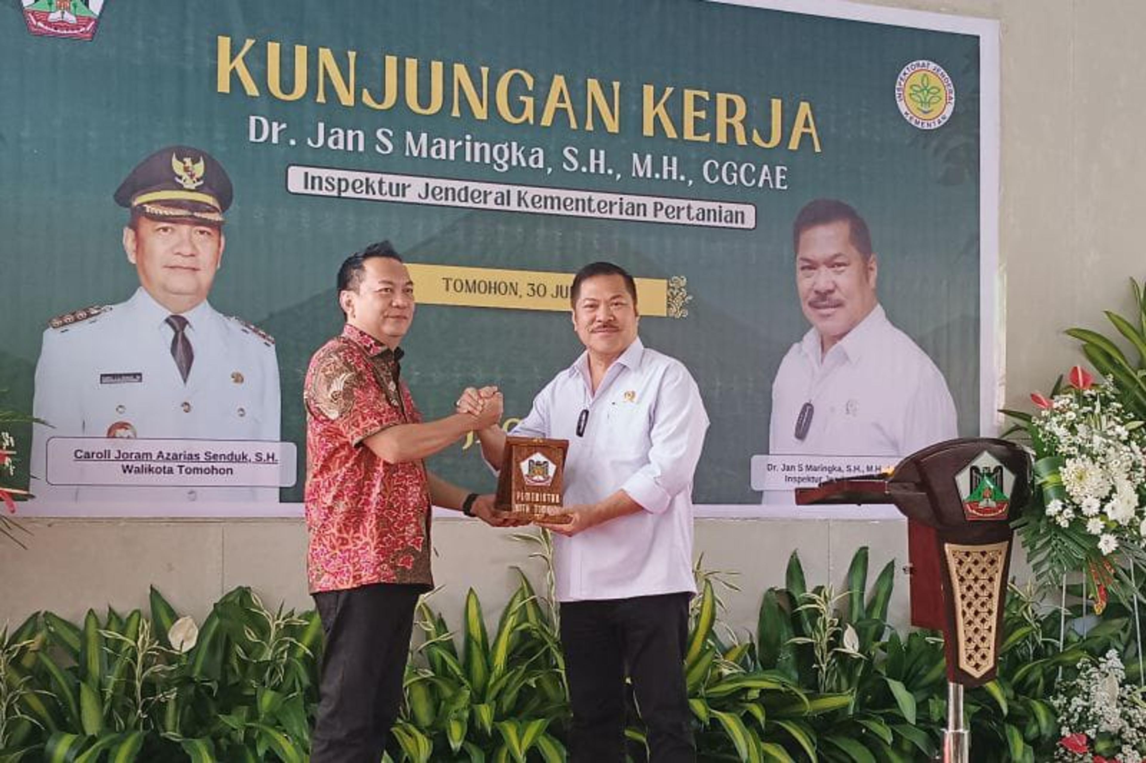 Kunjungi SLB Paulus Tomohon, Ini Harapan Irjen Kementan