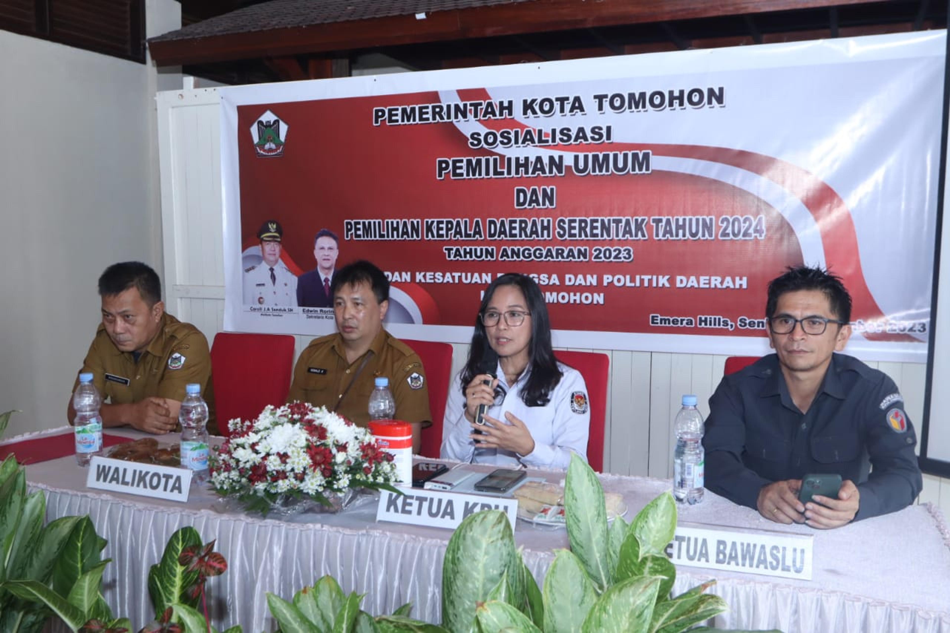 2 Bulan Jelang Pemilu, Warga Tomohon Diajak Jaga Keamanan dan Ketertiban