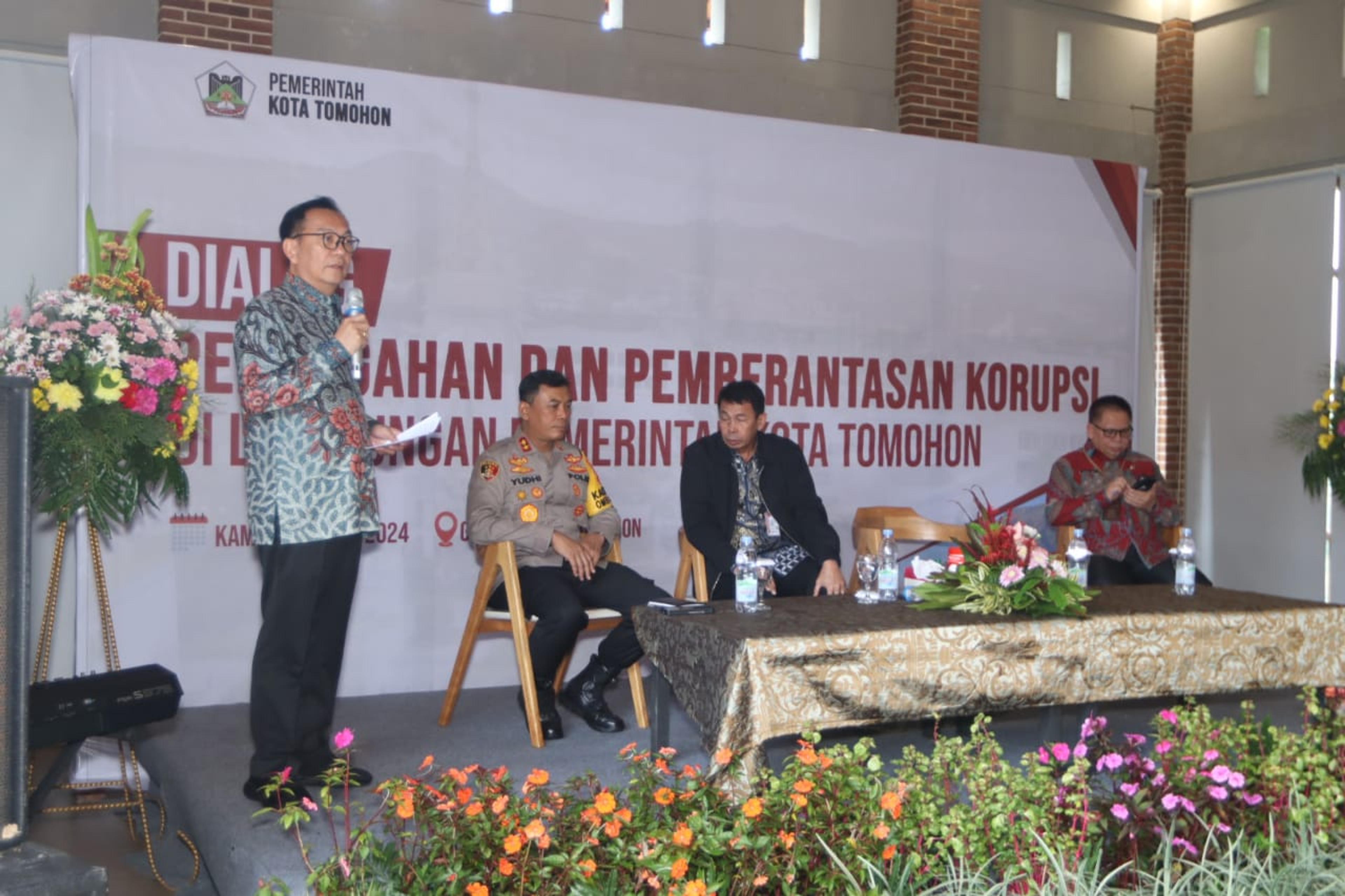 Nawawi Apresiasi Pemkot Tomohon Gelar Dialog Soal Pemberantasan Korupsi
