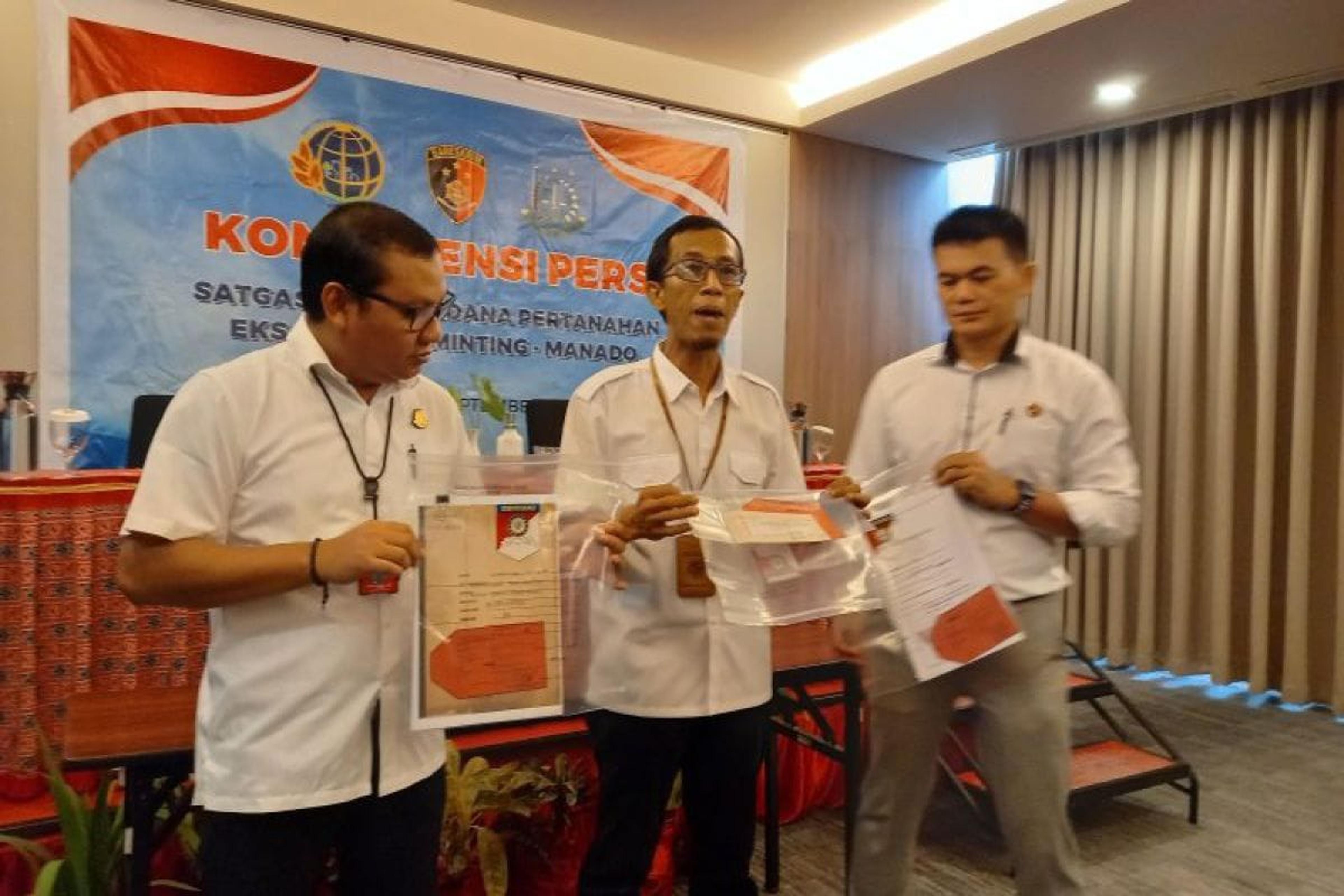 Satgas Lakukan Gelar Akhir Tindak Pidana Pertanahan di Sulut