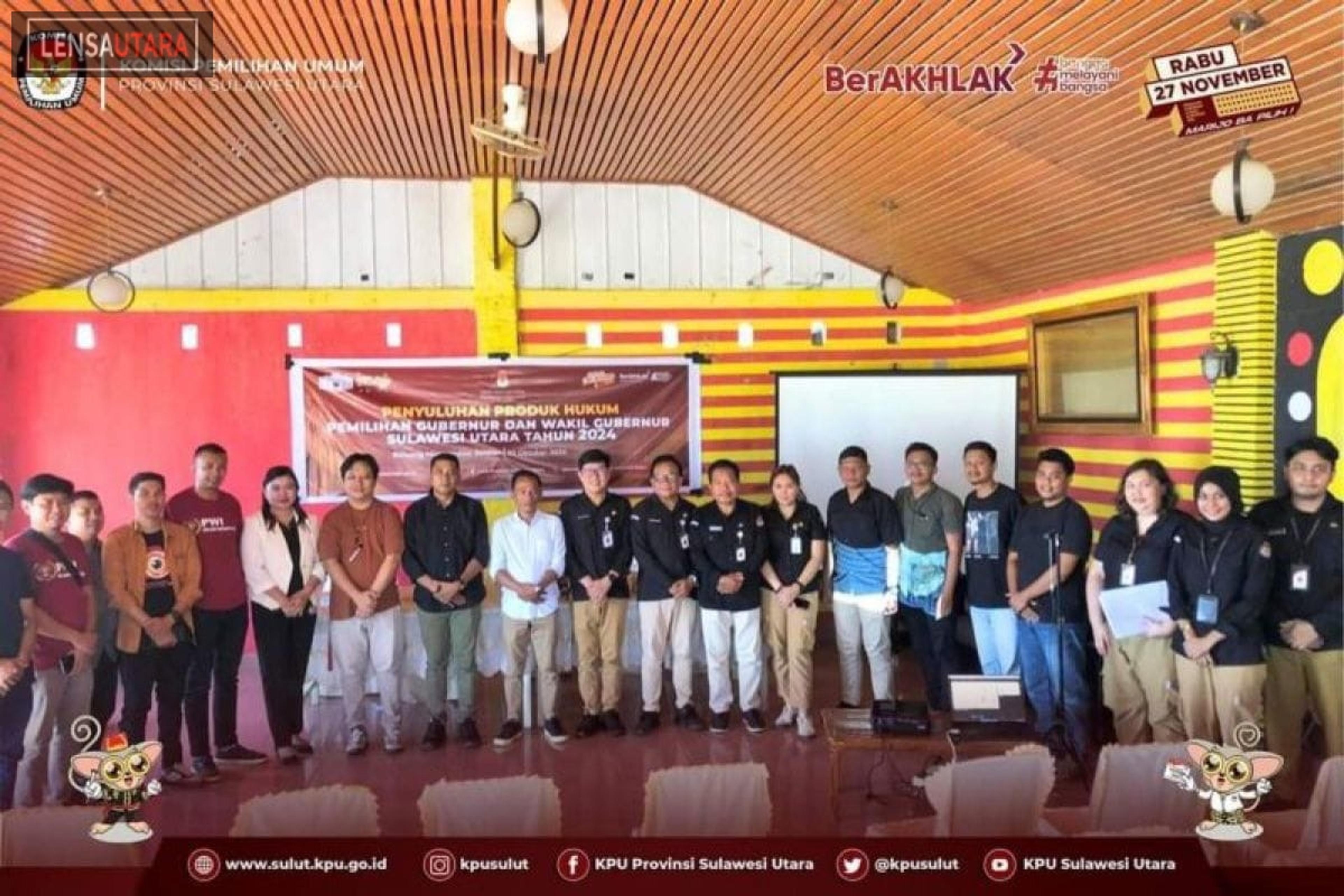 KPU Sulut Masifkan Penyuluhan Produk Hukum Pilkada