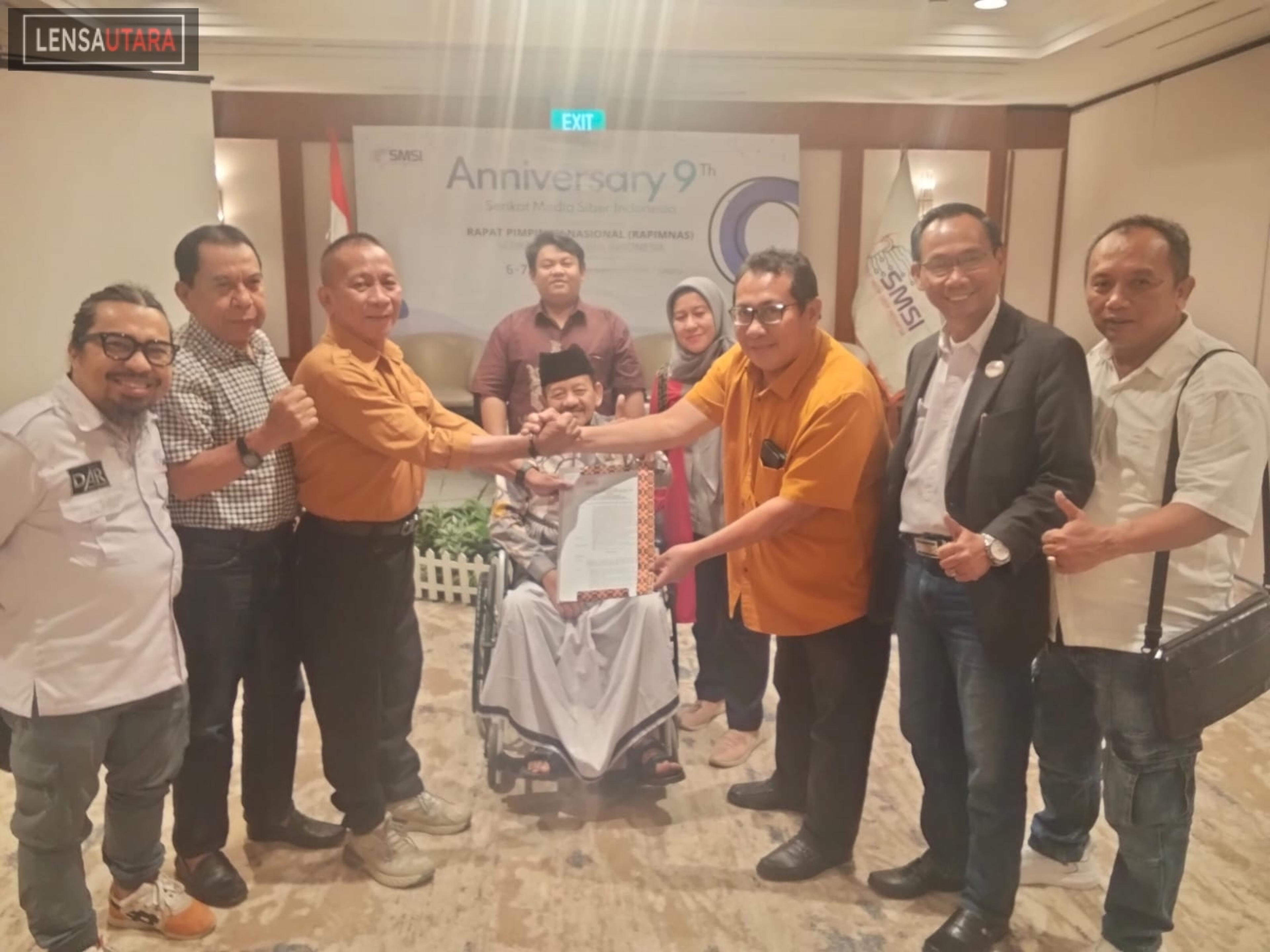 Voucke Lontaan Resmi Jabat Ketua SMSI Sulut Periode 2026 – 2030, Terima SK Dari Ketum SMSI