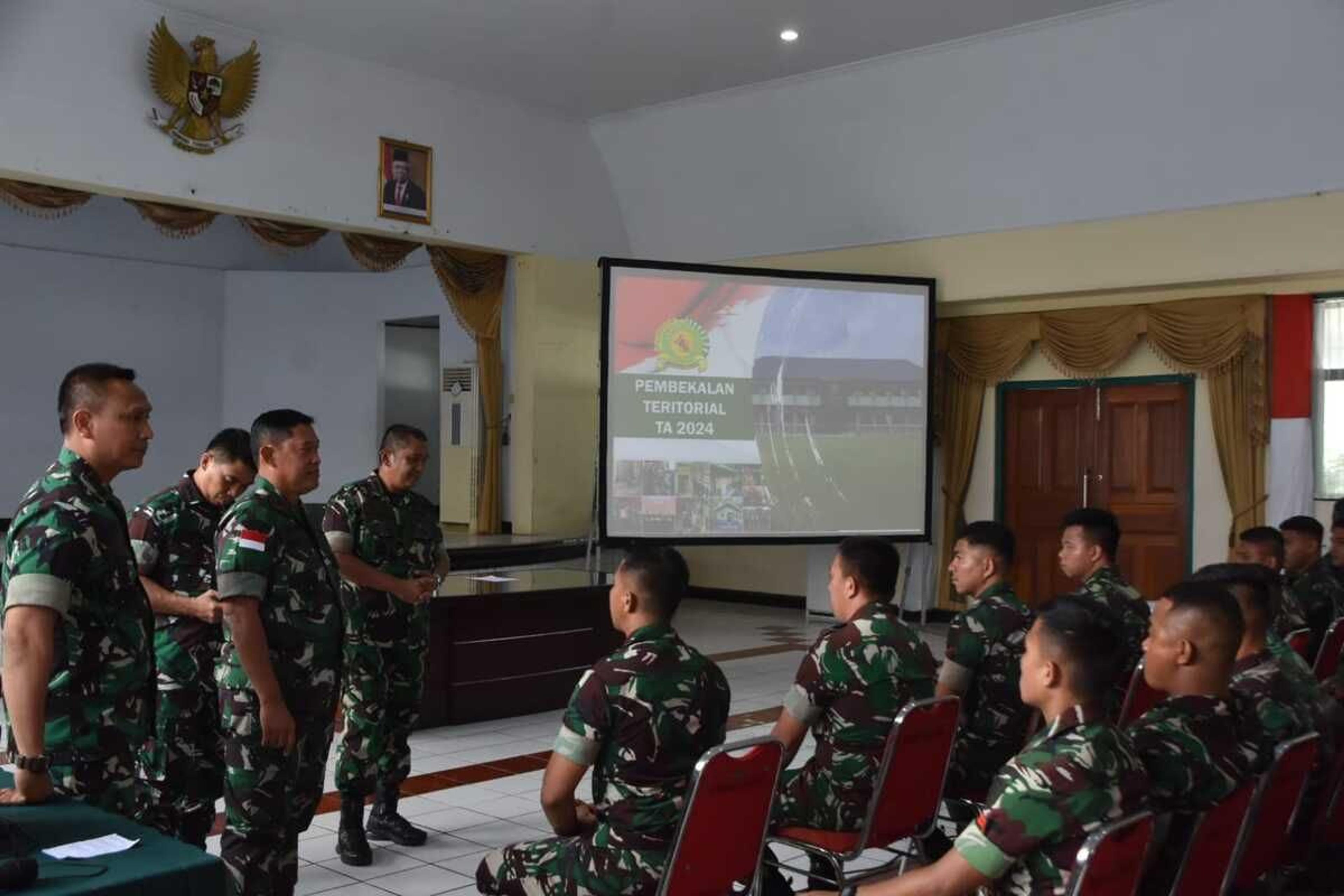 Danrem 131/Santiago Bekali Prajurit Akan Masuk Satuan Kewilayahan