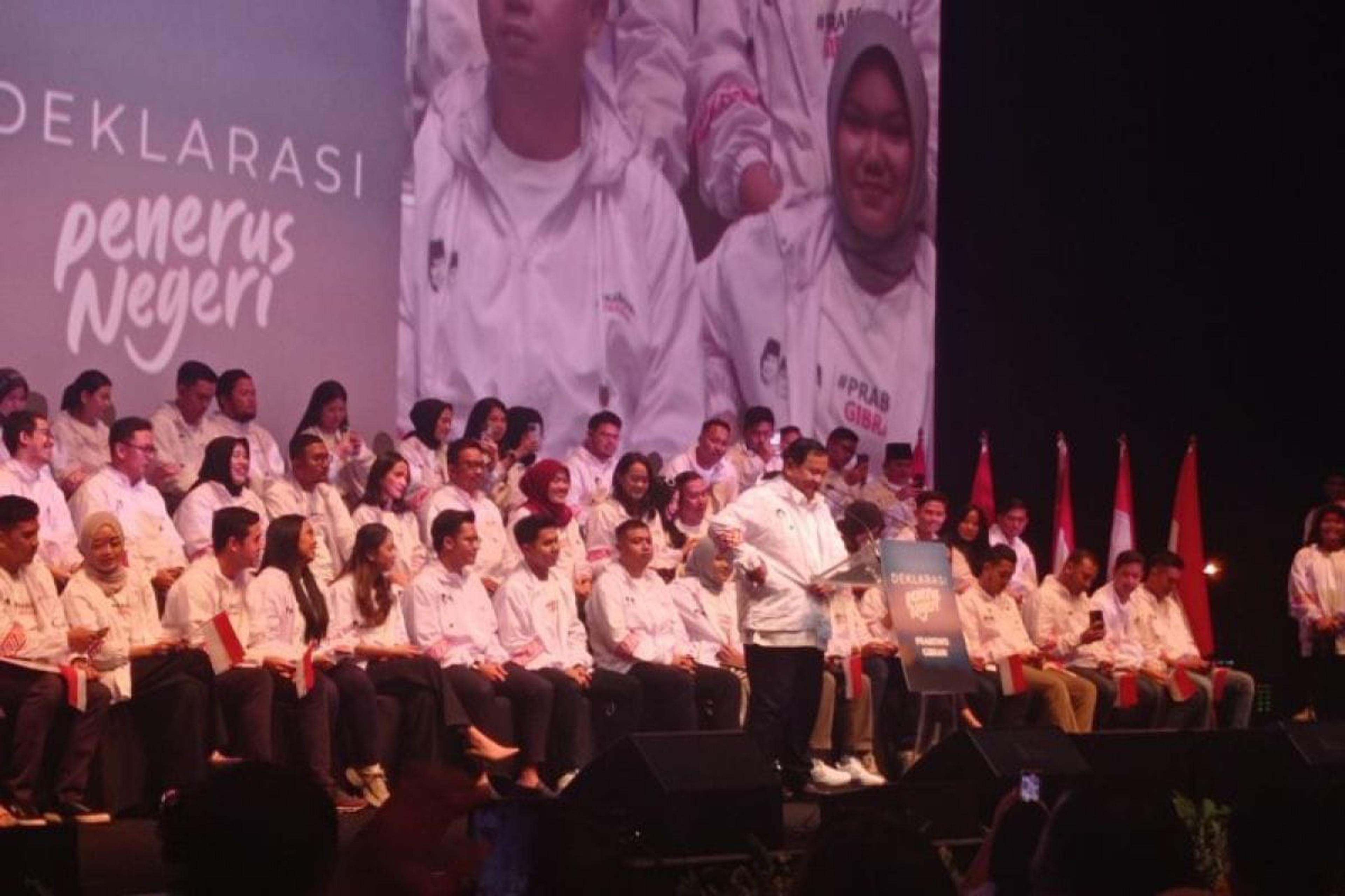 Relawan Penerus Negeri Deklarasi Dukung Prabowo