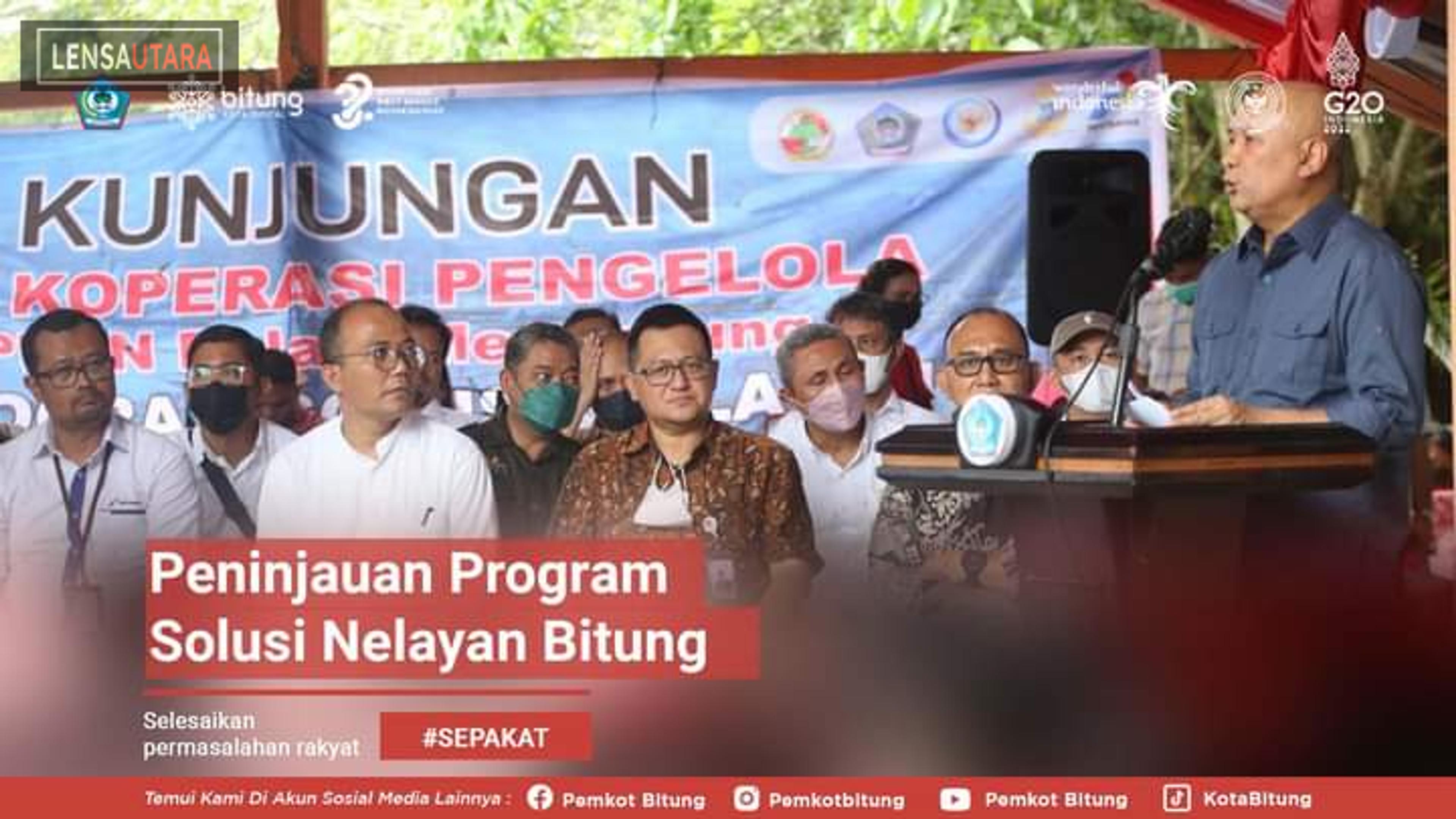 Menteri Koperasi dan UKM Tinjau Program Solusi di Bitung