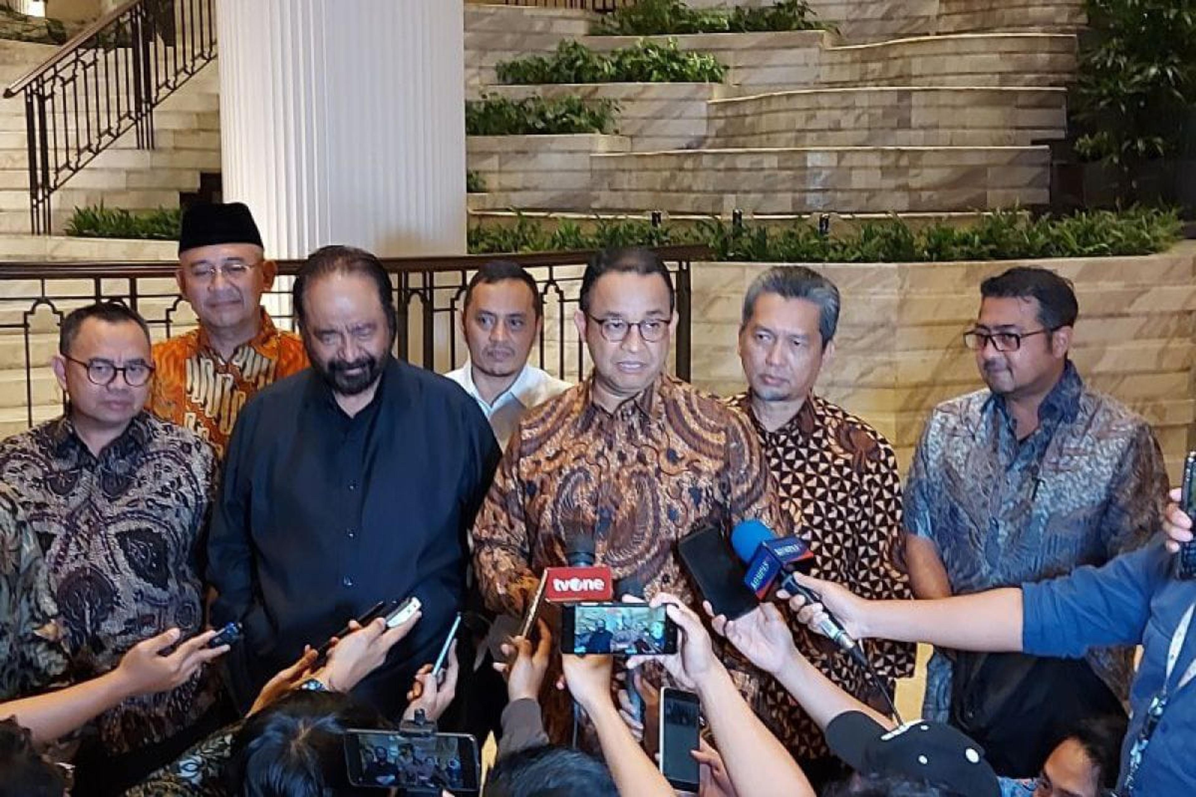 Anies dan Surya Paloh Bahas Perkembangan Koalisi Jelang Pilpres 2024