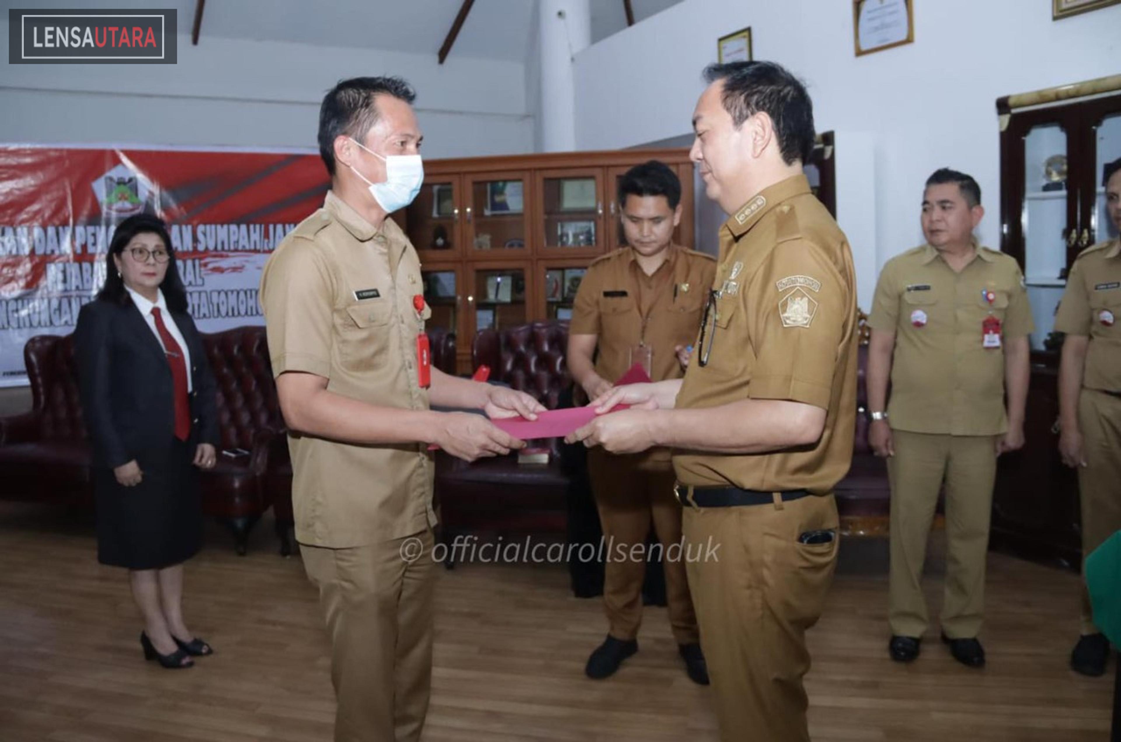 CSWL Lakukan Rolling Pejabat, Walikota Senduk: Bekerjalah Dengan Hati
