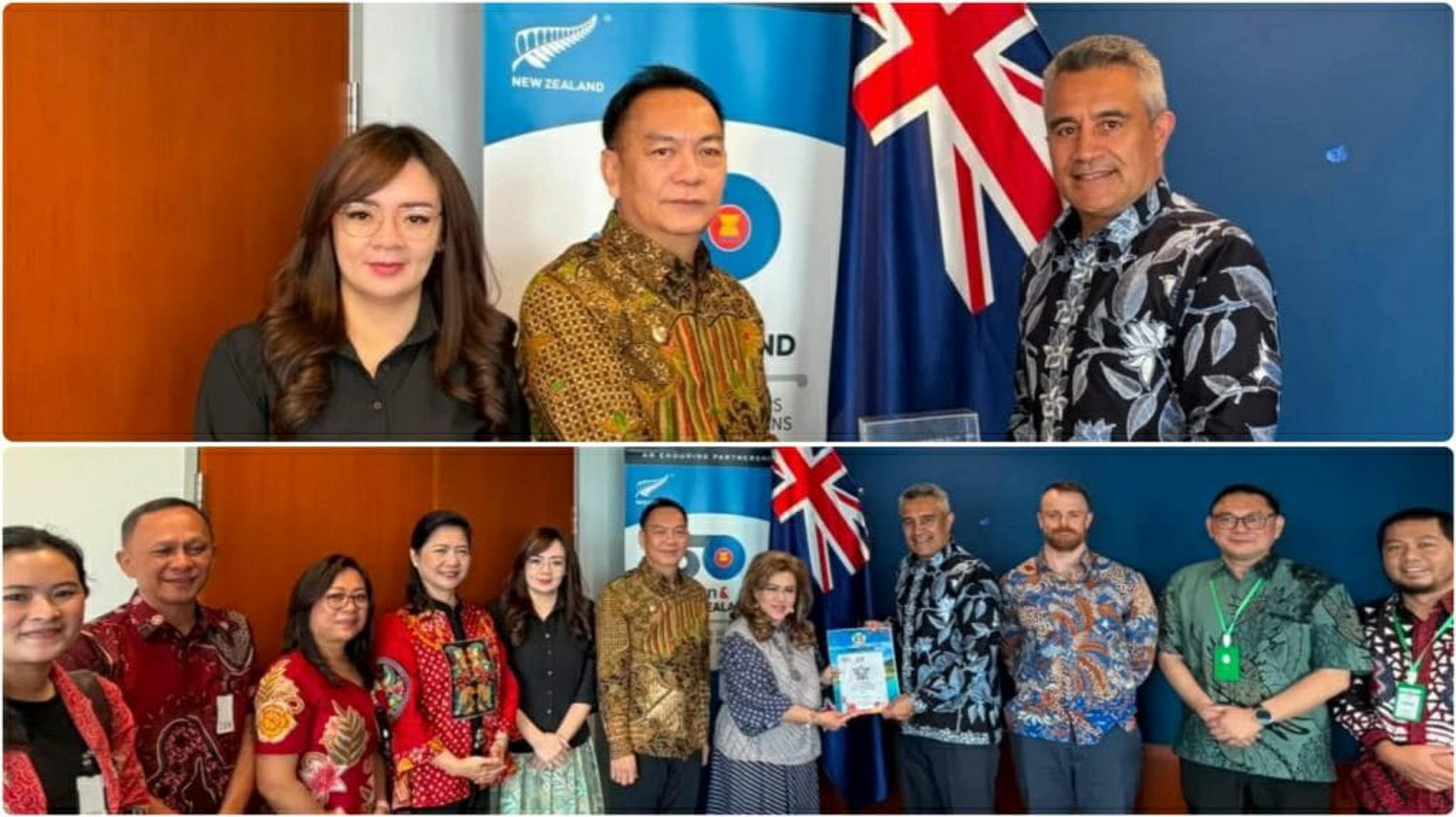 Caroll-Sendy Temui Dubes Selandia Baru, Jajaki Kerja Sama Geothermal dan Undang Hadiri TIFF 2026
