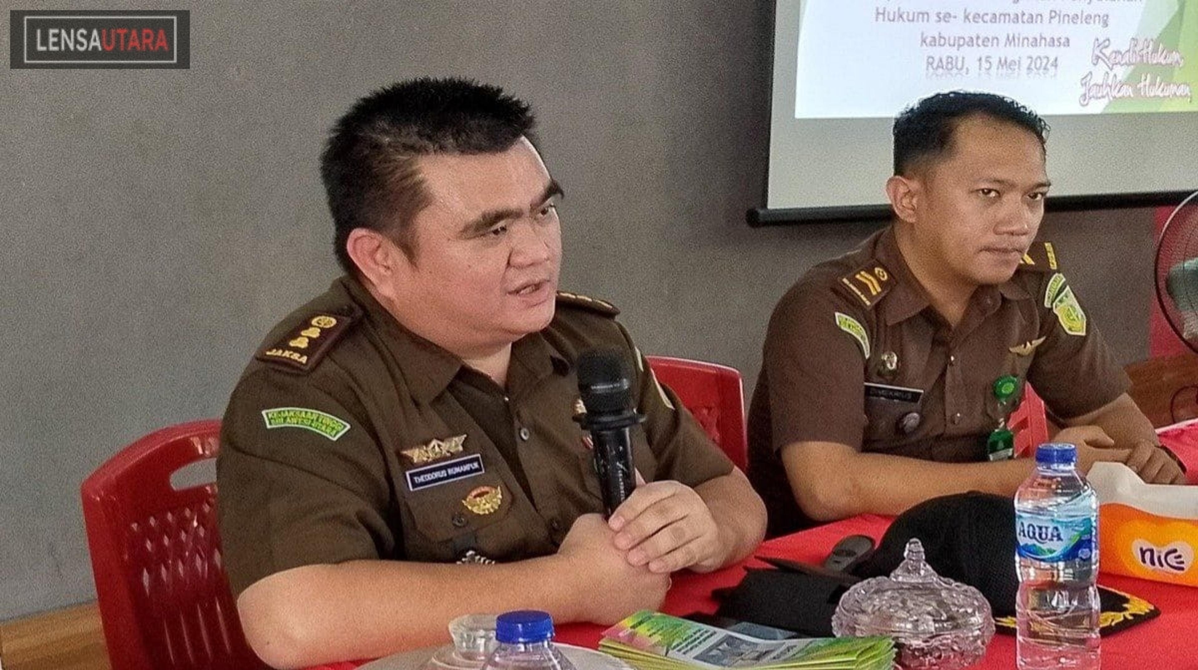 Kejati Sulut Beri Penyuluhan Hukum Pencegahan Penyalahgunaan Dana Desa