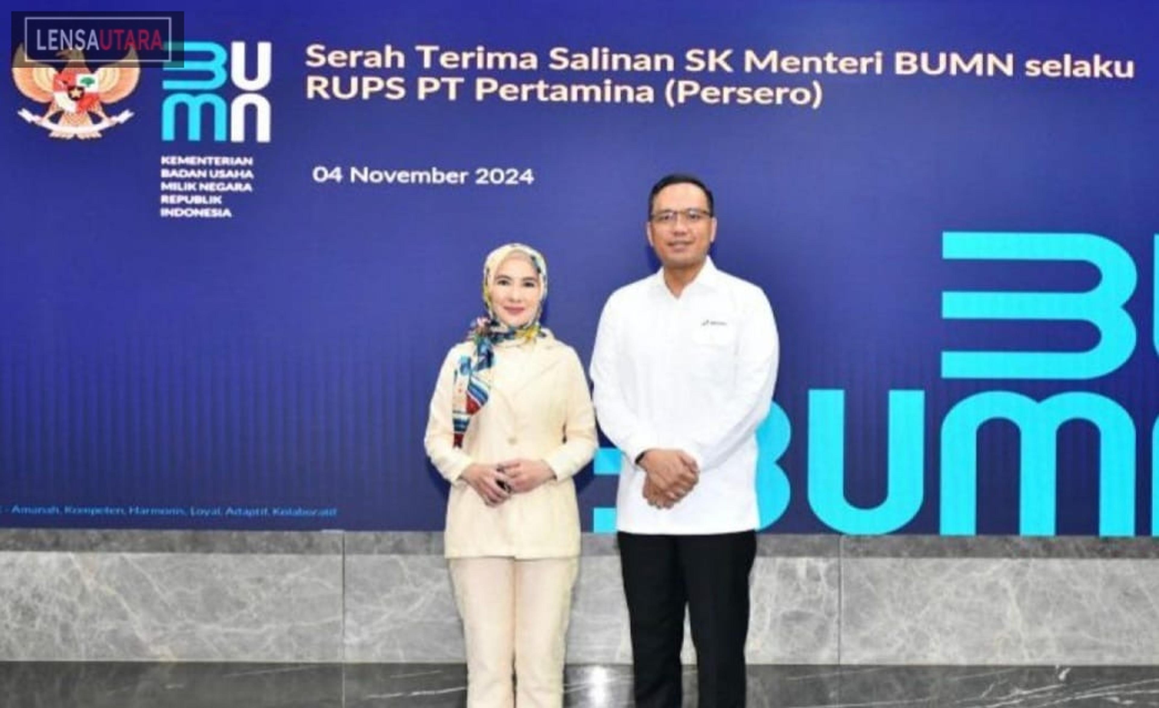 Putra Tomohon Simon Aloysius Mantiri Resmi Jabatan Dirut Pertamina