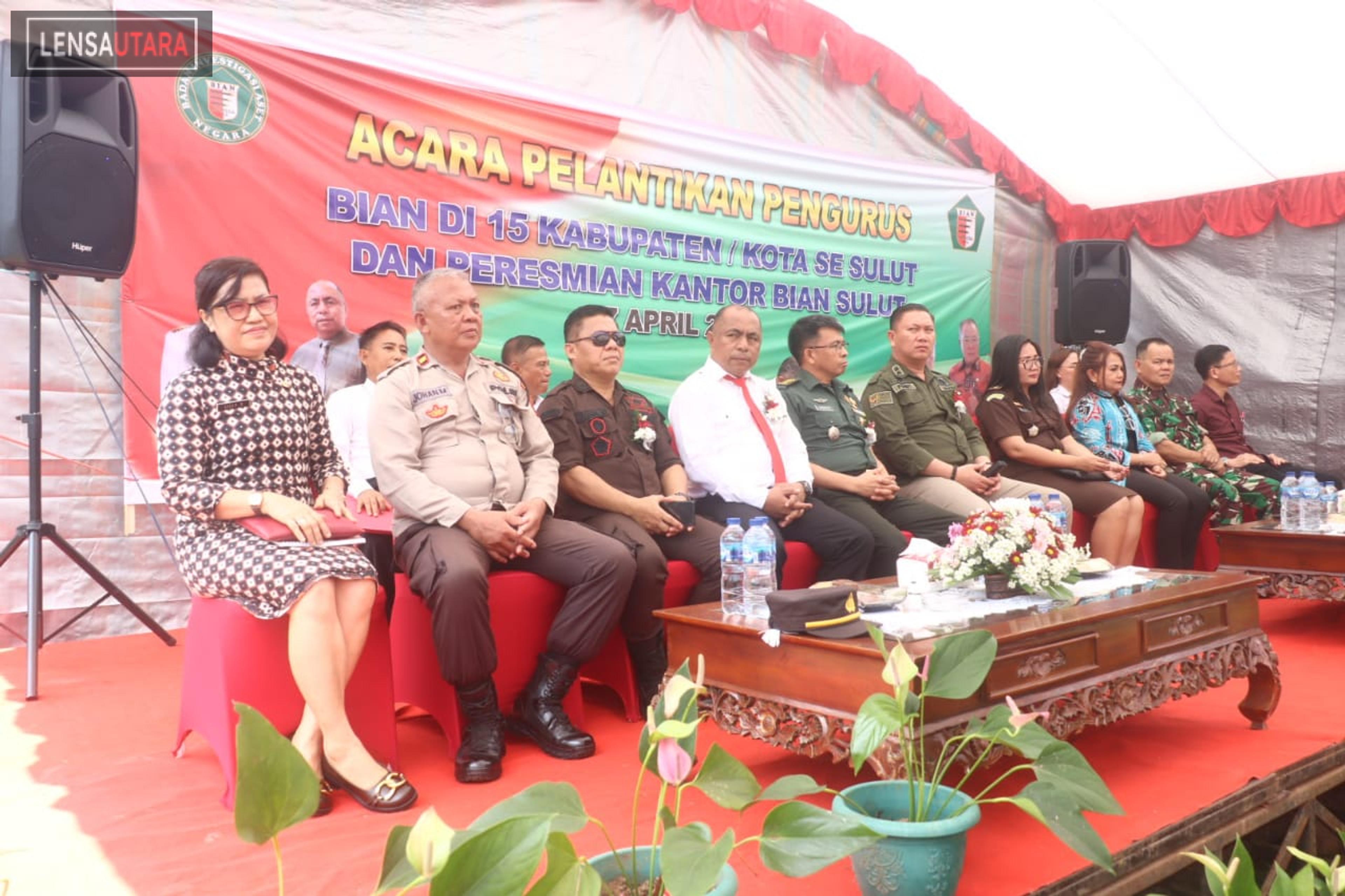 Lily Solang Hadiri Peresmian Kantor DPD Lembaga Investigasi Aset Negara