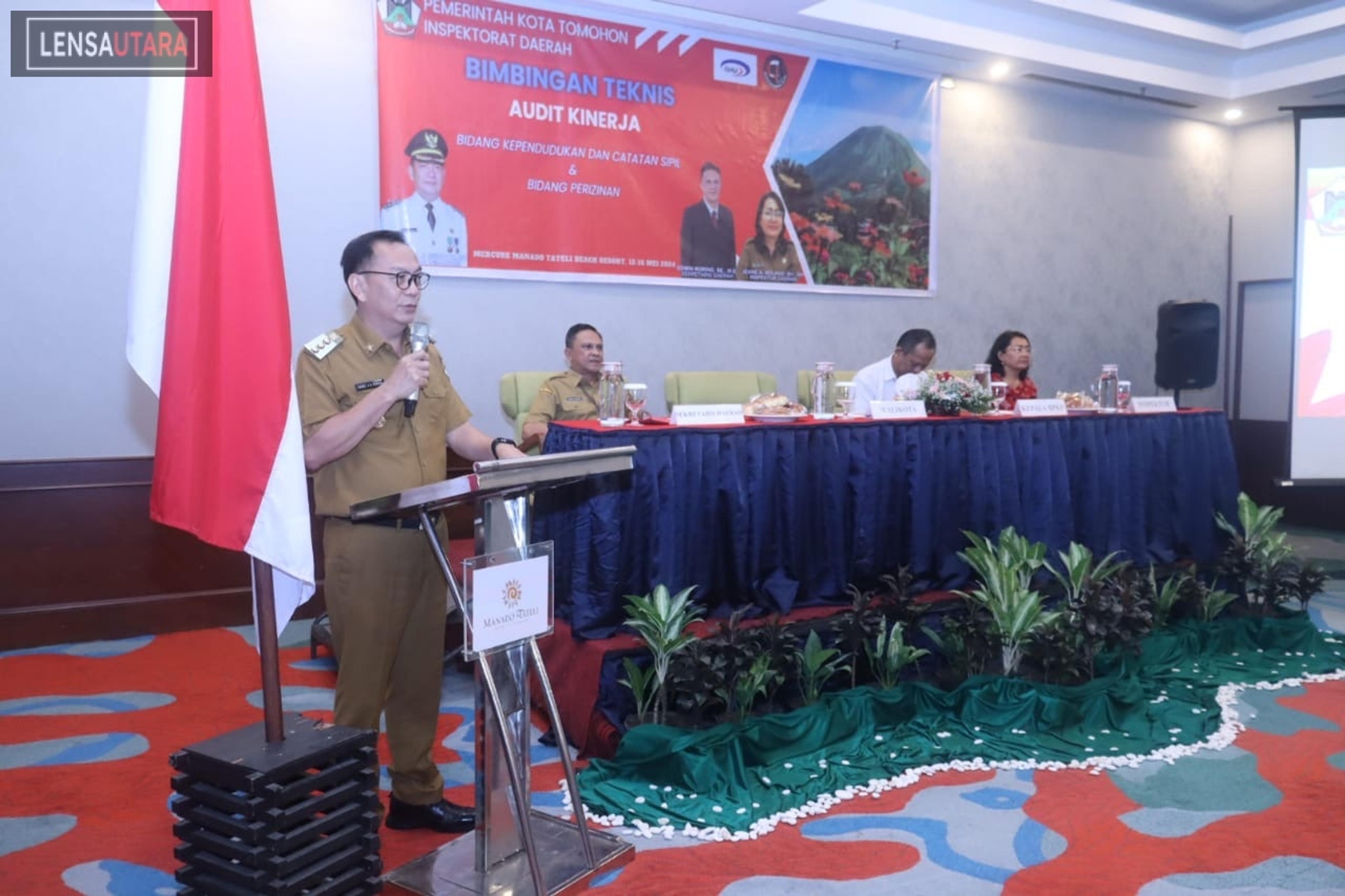 Tingkatkan SDM APIP, Pemkot Tomohon Gelar Bimtek Audit Kinerja