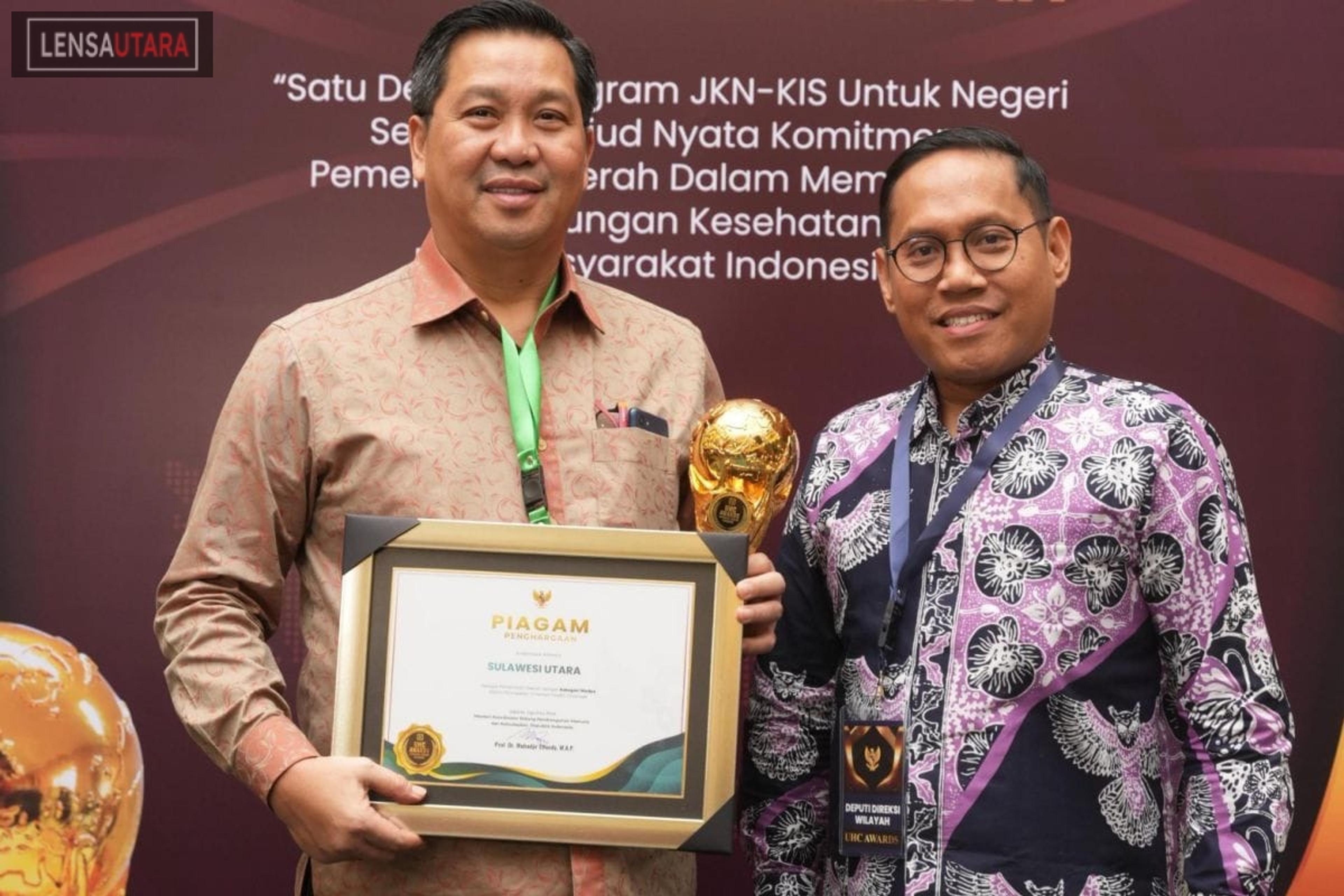 Sulawesi Utara Raih Penghargaan ‘Universal Health Coverage’ BPJS Kesehatan