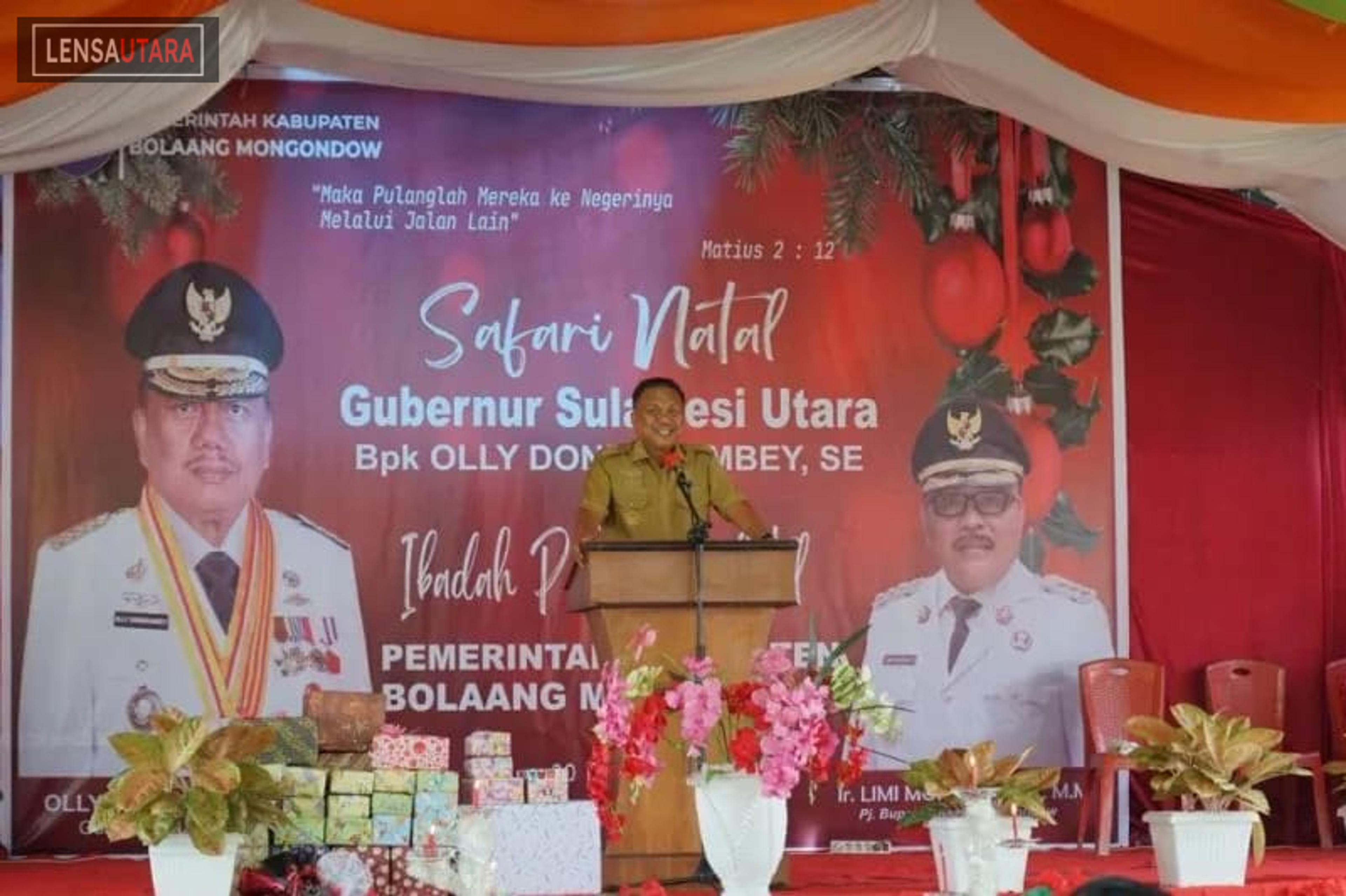 Gubernur Sulut Safari Natal di Bolmong