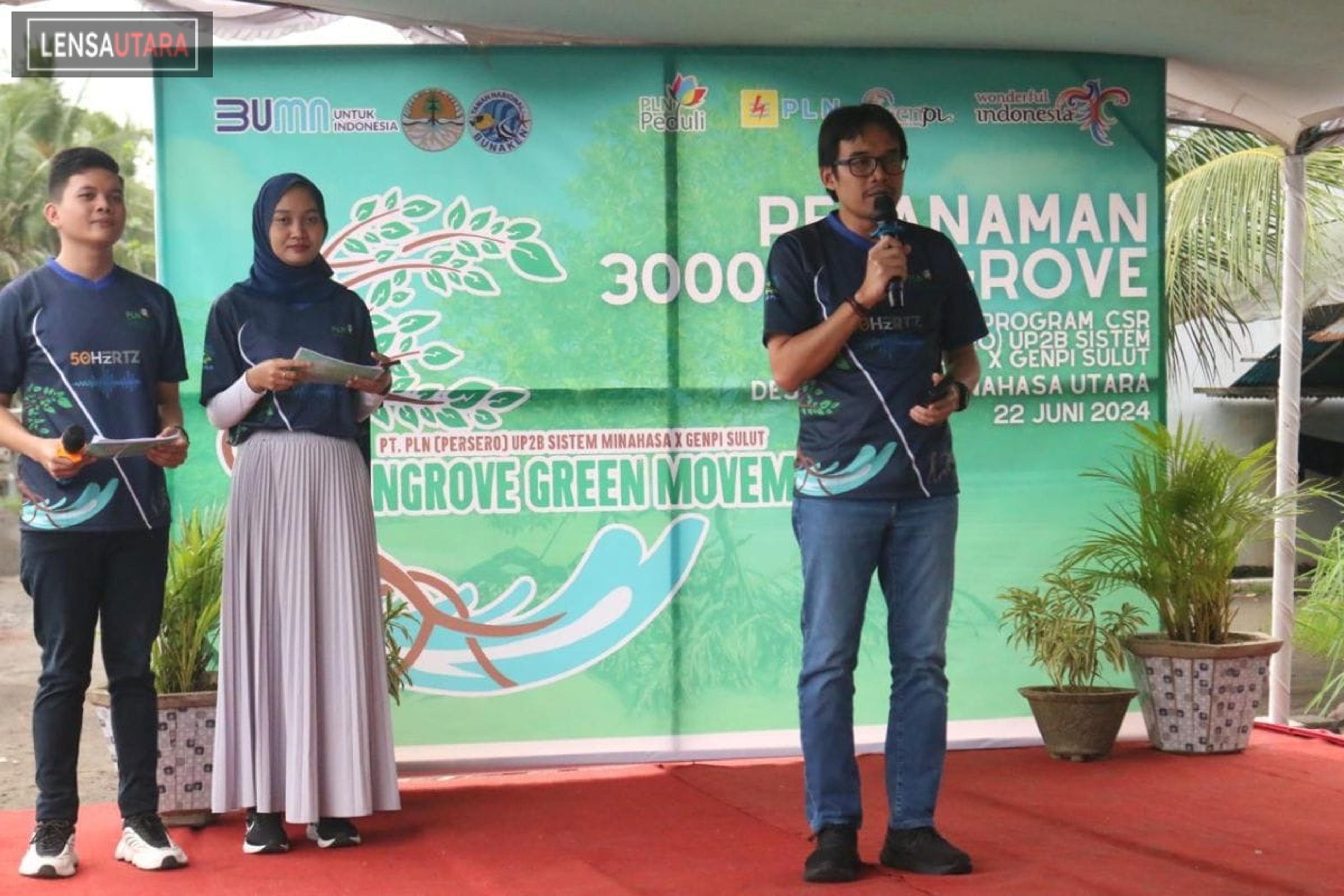 PLN Tanam Mangrove dan Gelar Workshop di Desa Tiwoho Peringati Hari Lingkungan Hidup