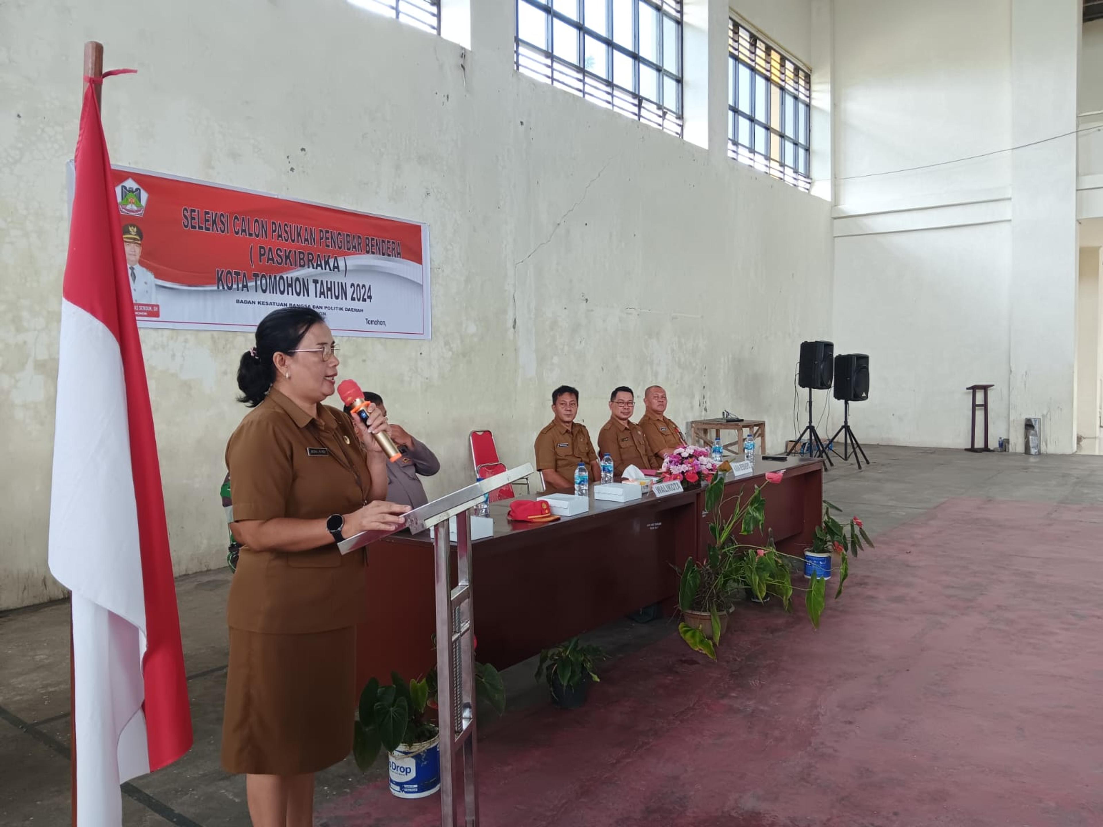 Peserta Seleksi Paskibra Tomohon 2024 Harus Siap Fisik dan Mental