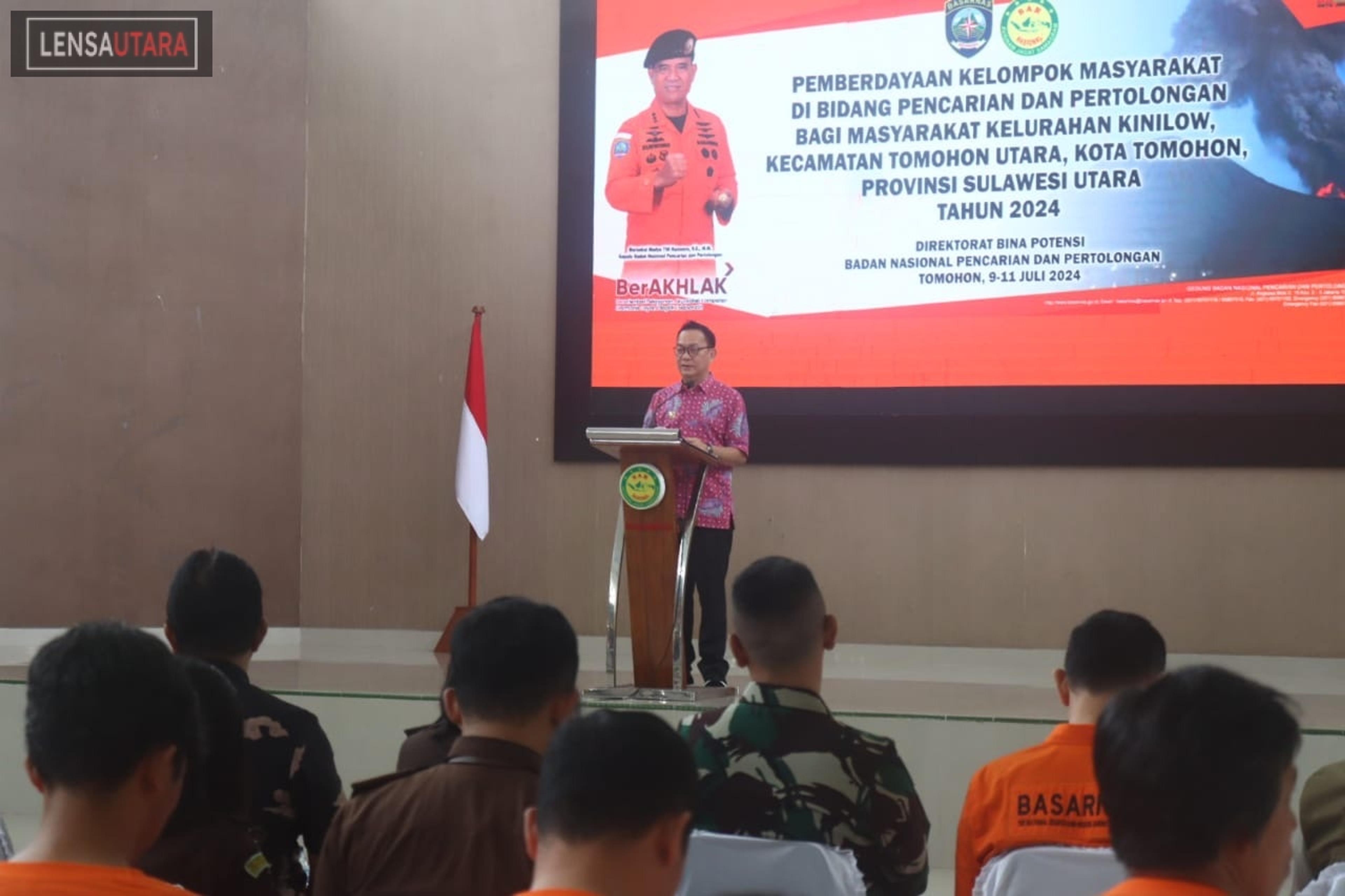 Walikota Caroll Apresiasi Kegiatan Pemberdayaan Masyarakat Basarnas RI