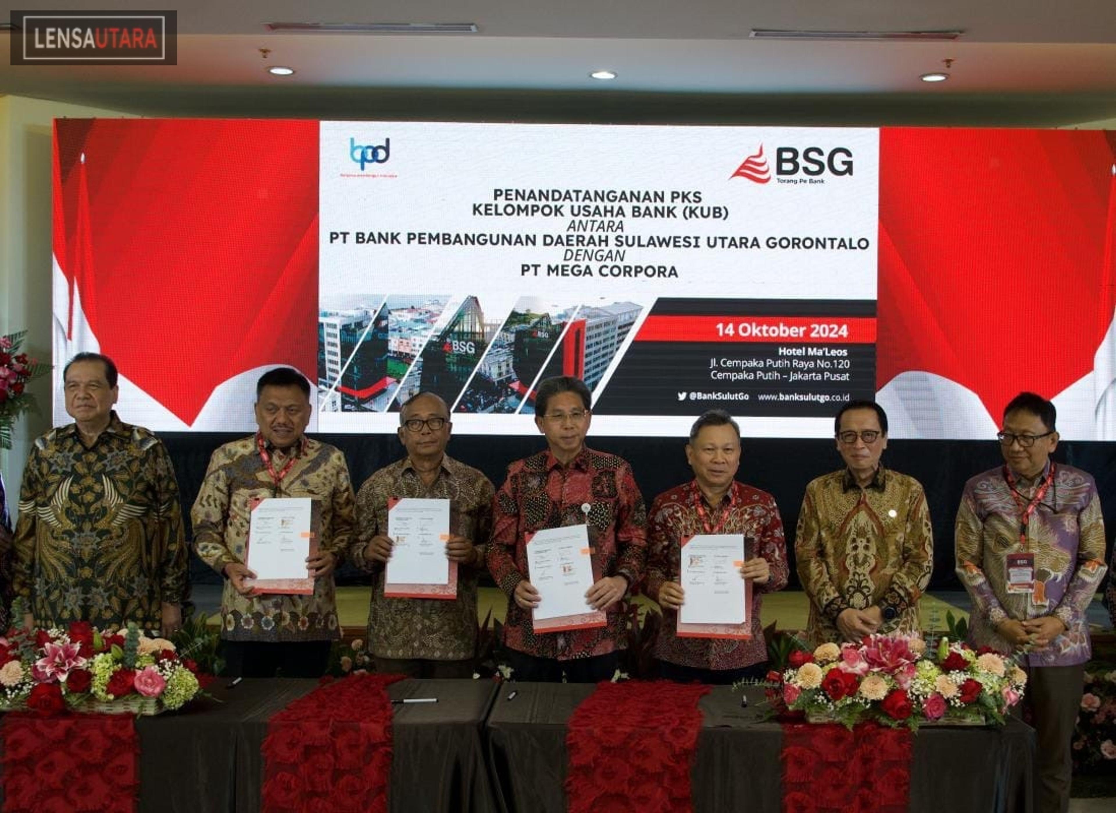 BSG Kerjasama KUB dengan Mega Corpora, Komit Majukan Sulut dan Gorontalo
