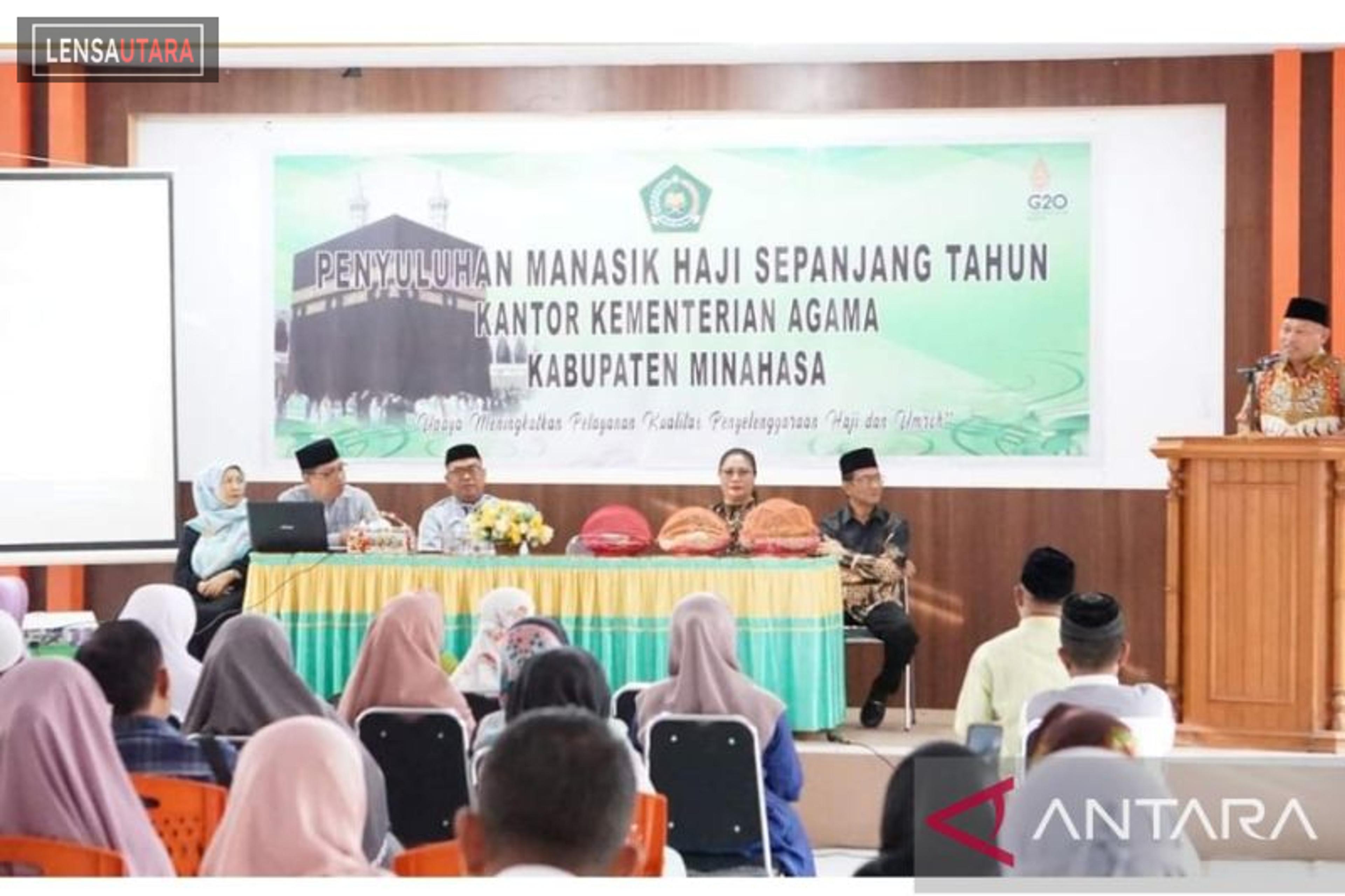 Calon Jamaah Haji Minahasa Diberi Pembinaan Manasik oleh Kemenag