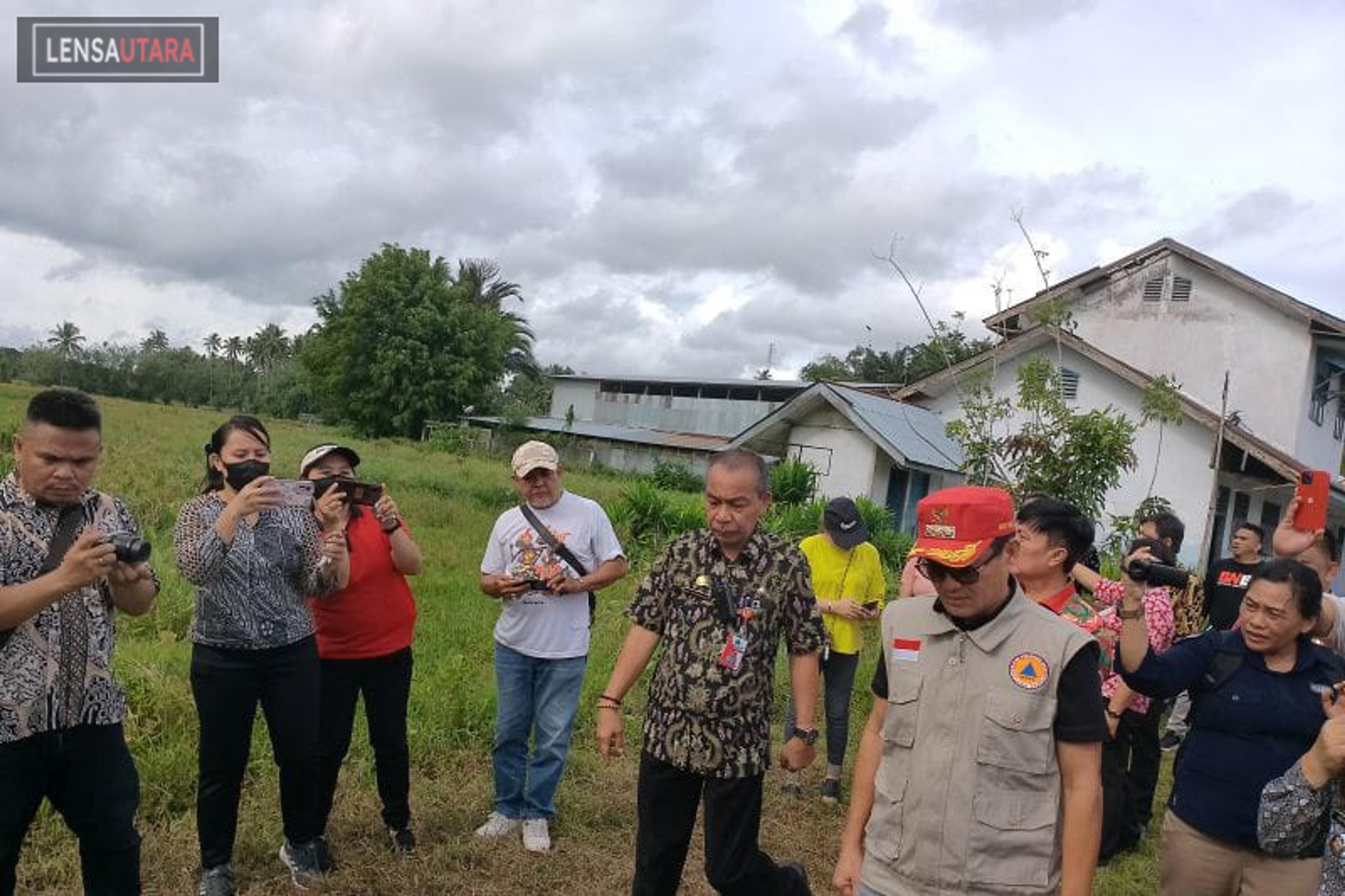 Bupati Minahasa Utara Meninjau Lokasi Relokasi Pasar Tatelu