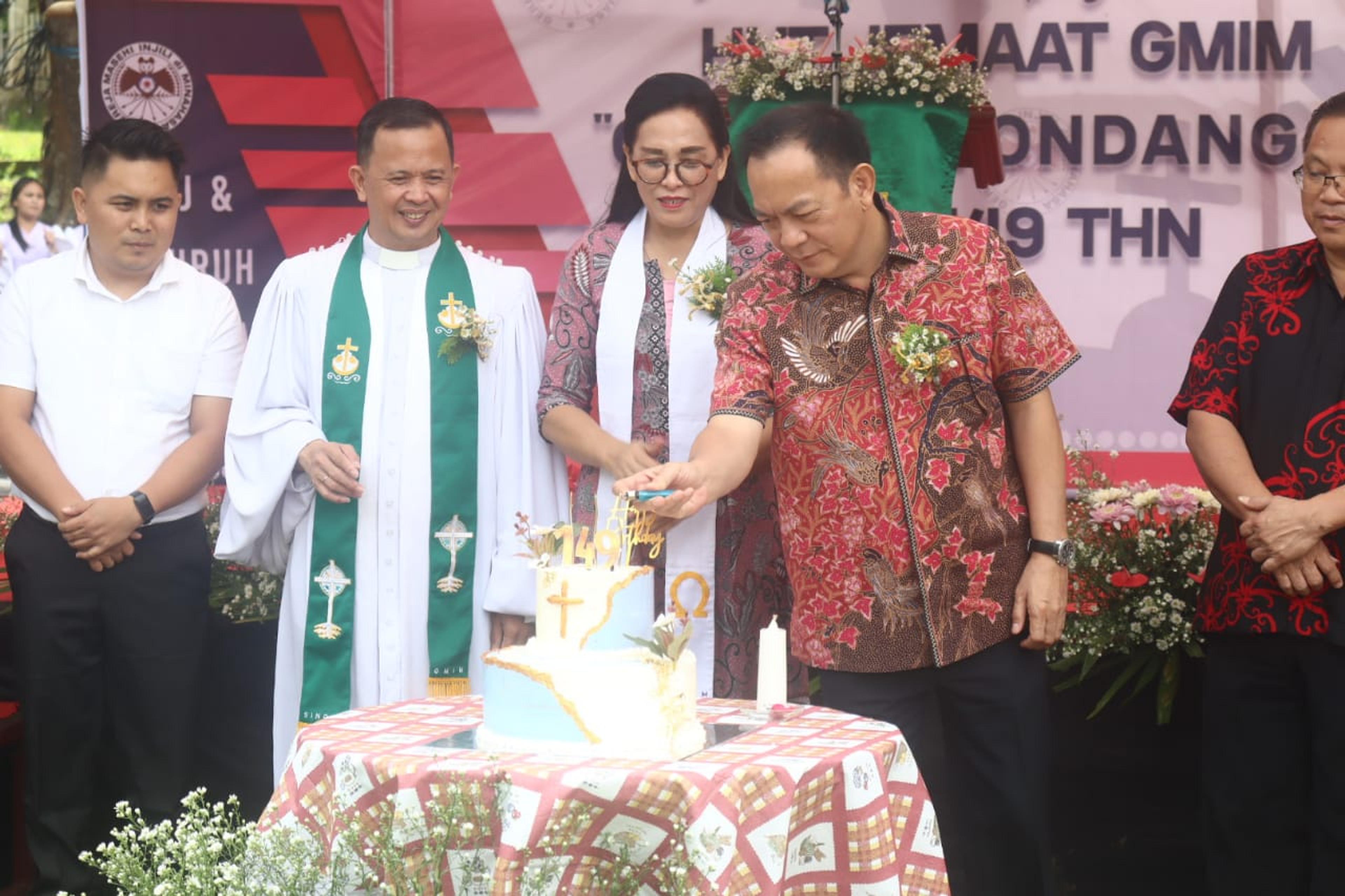 Di HUT ke-149 GMIM Golgota Tomohon, Walikota Bicara Program Unggulan