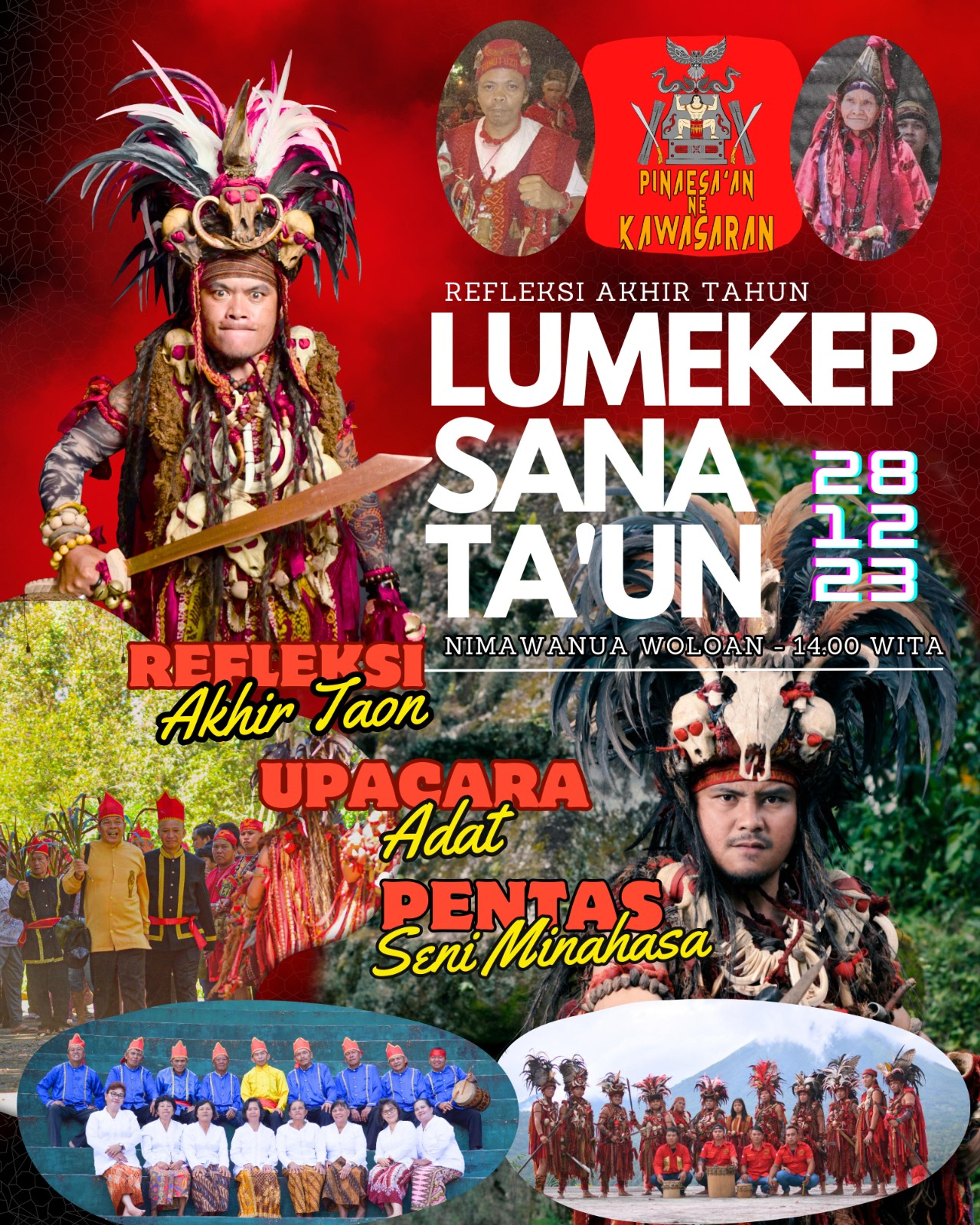 Hari ini, Komunitas Budaya “Pinaesaan ne Kawasaran” Gelar Refleksi Akhir Tahun