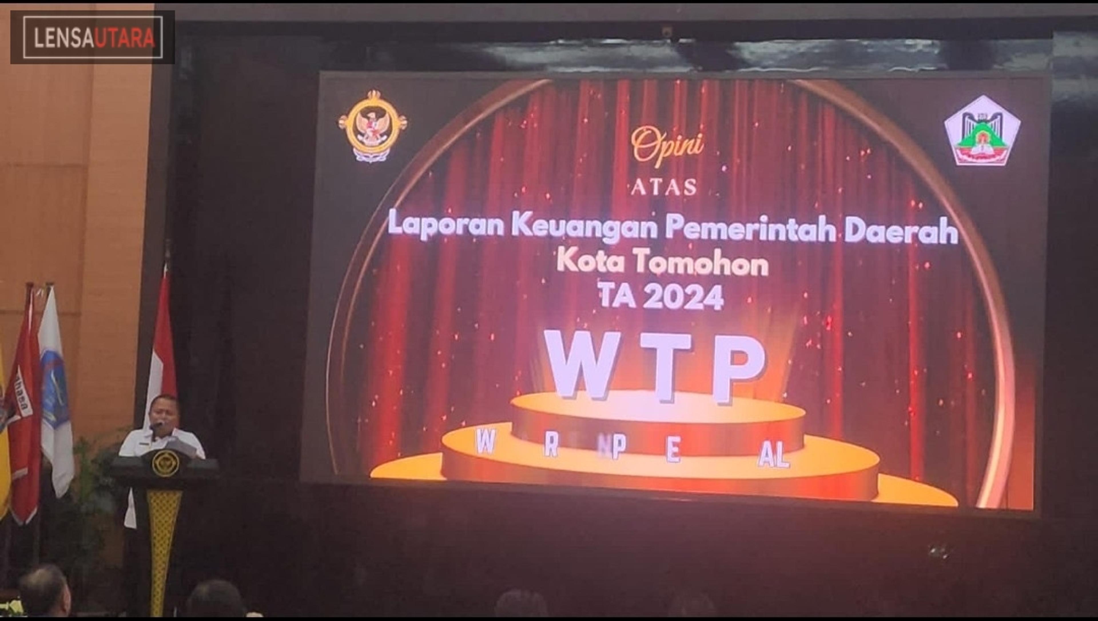 12 Kali Berturut Kota Tomohon Raih Opini WTP dari BPK RI, Bukti Komitmen Akuntabilitas Pengelolaan Keuangan