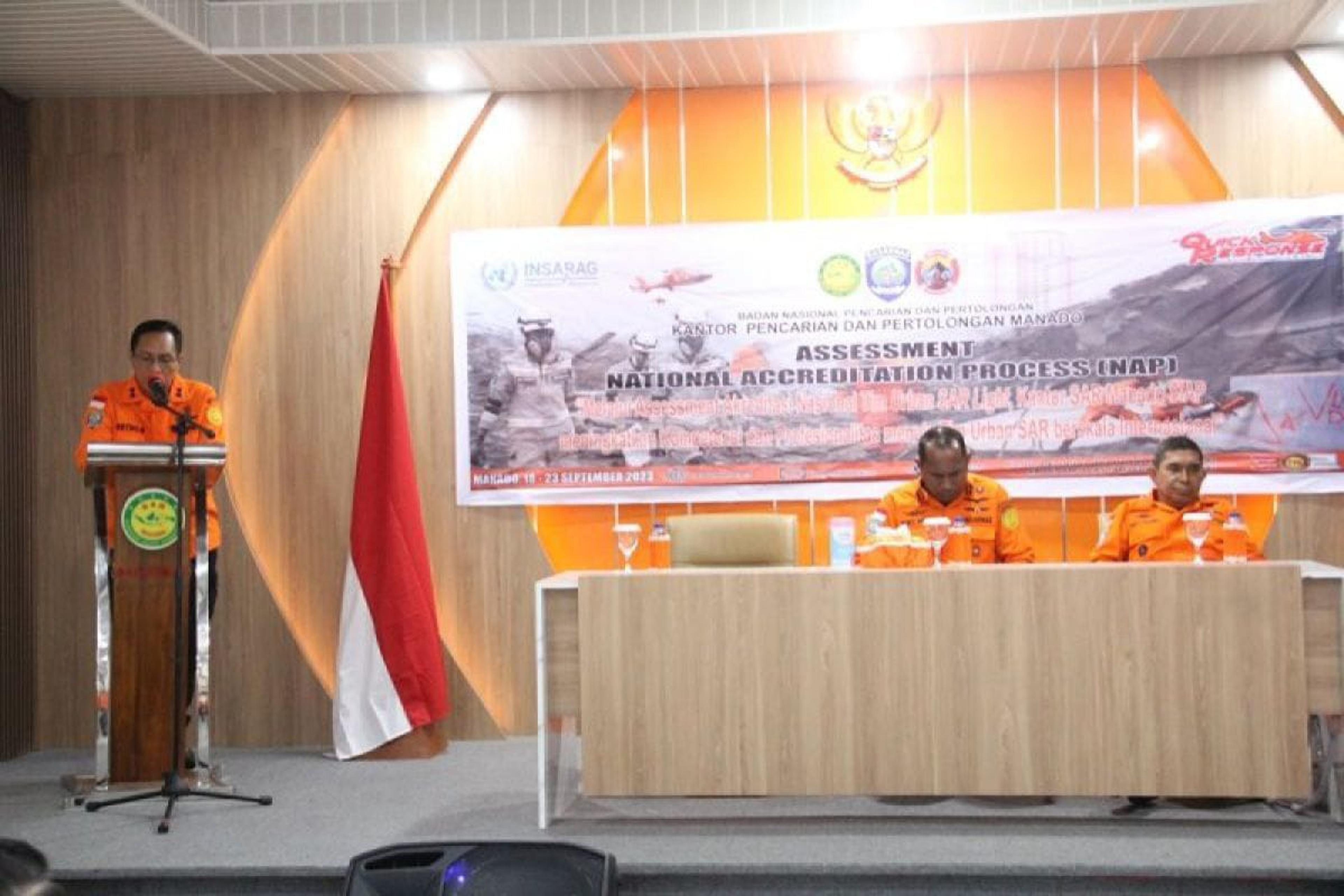 Basarnas Manado Melaksanakan NAP Tingkatkan Kemampuan Personel