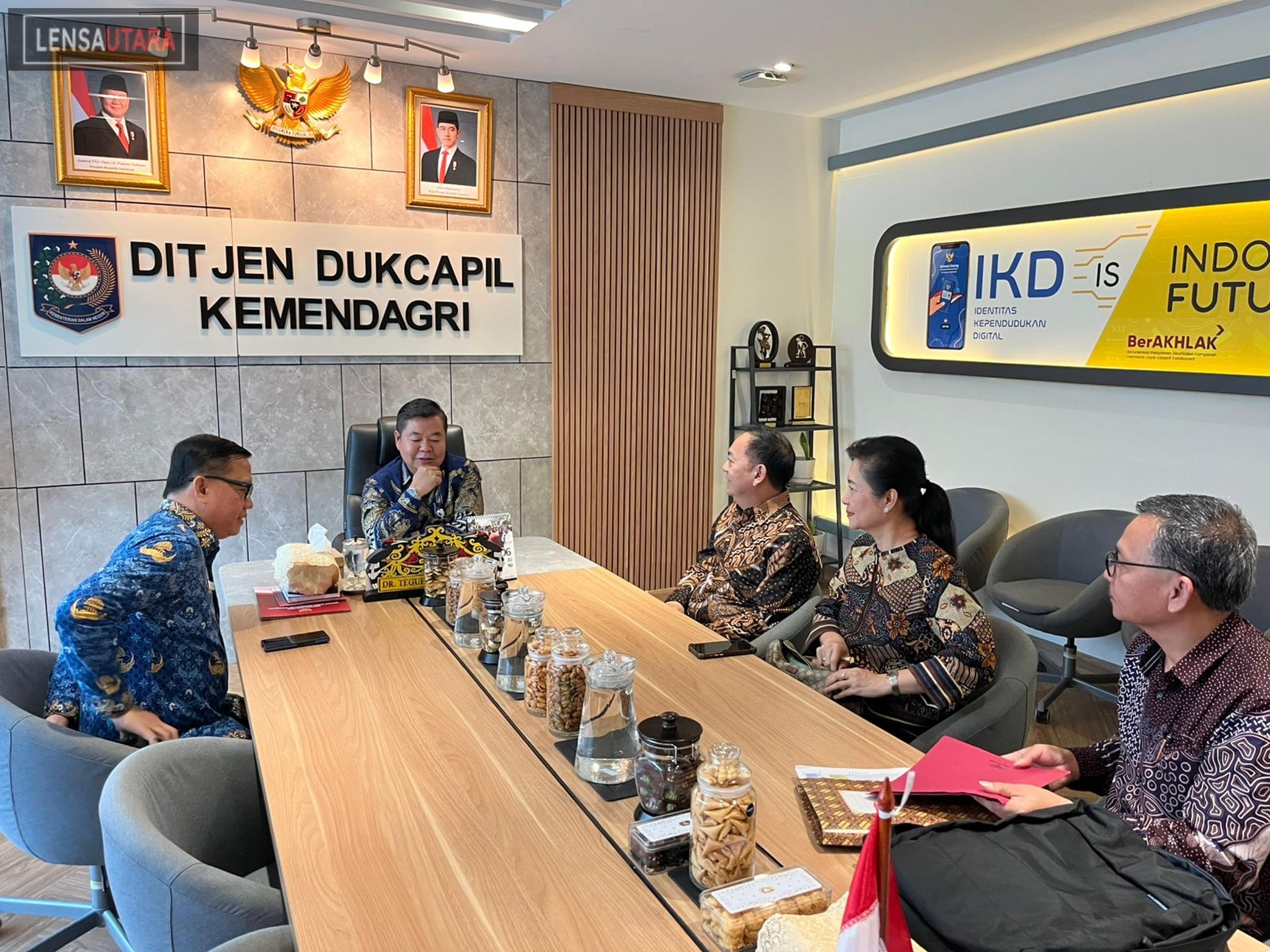 Kunjungi Dirjen Dukcapil, Wali Kota Tomohon Perjuangkan Dukungan Sarana dan Prasarana Adminduk PRIMA