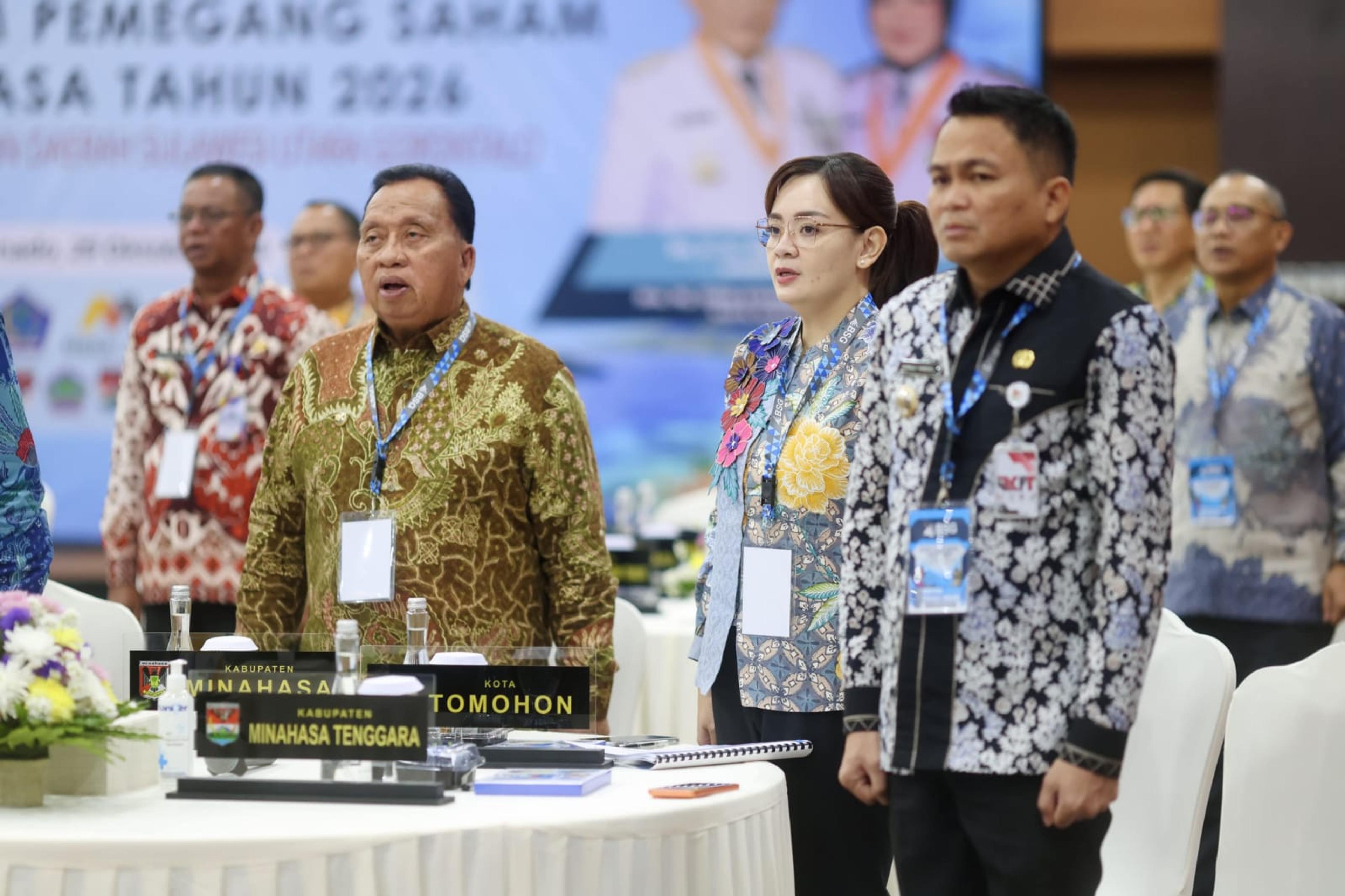 Wakil Wali Kota Tomohon Ikut Hadiri RUPS Luar Biasa BSG Selaku Pemegang Saham