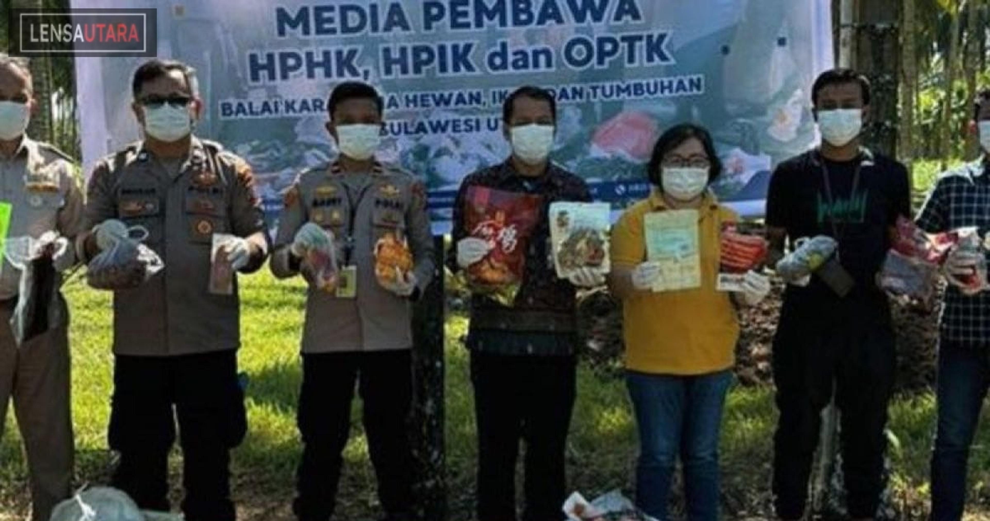Karantina Musnahkan Ribuan Komoditas Ilegal di Sulut