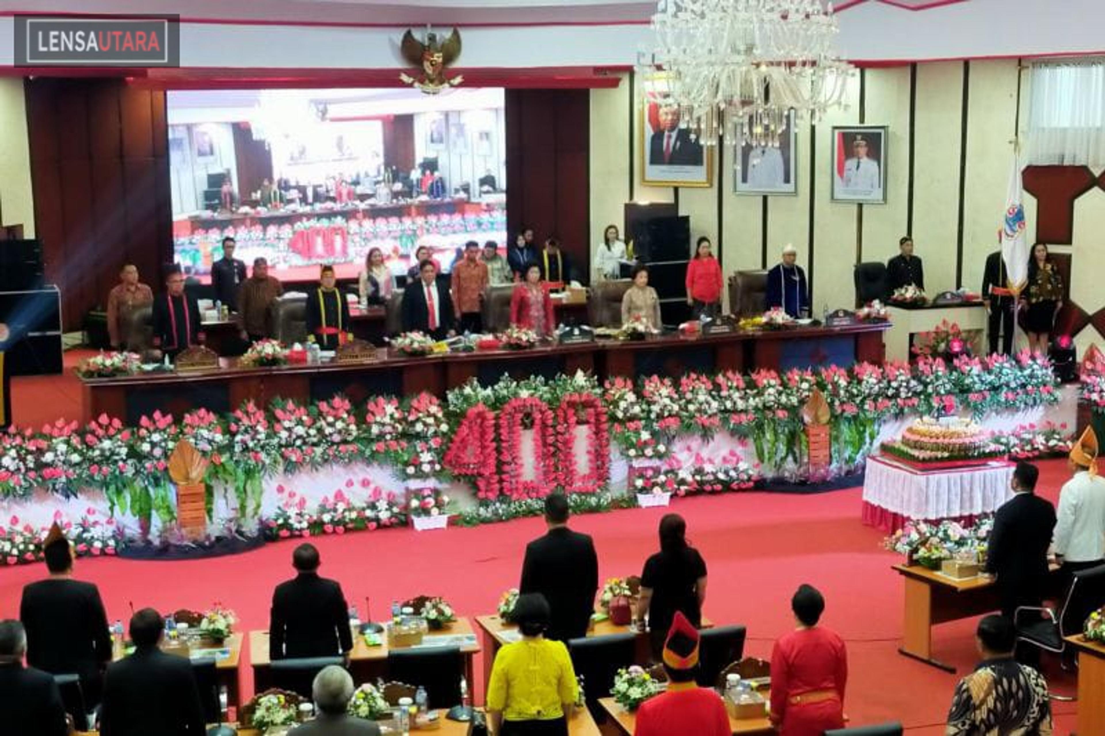 DPRD gelar paripurna HUT ke-400 Kota Manado