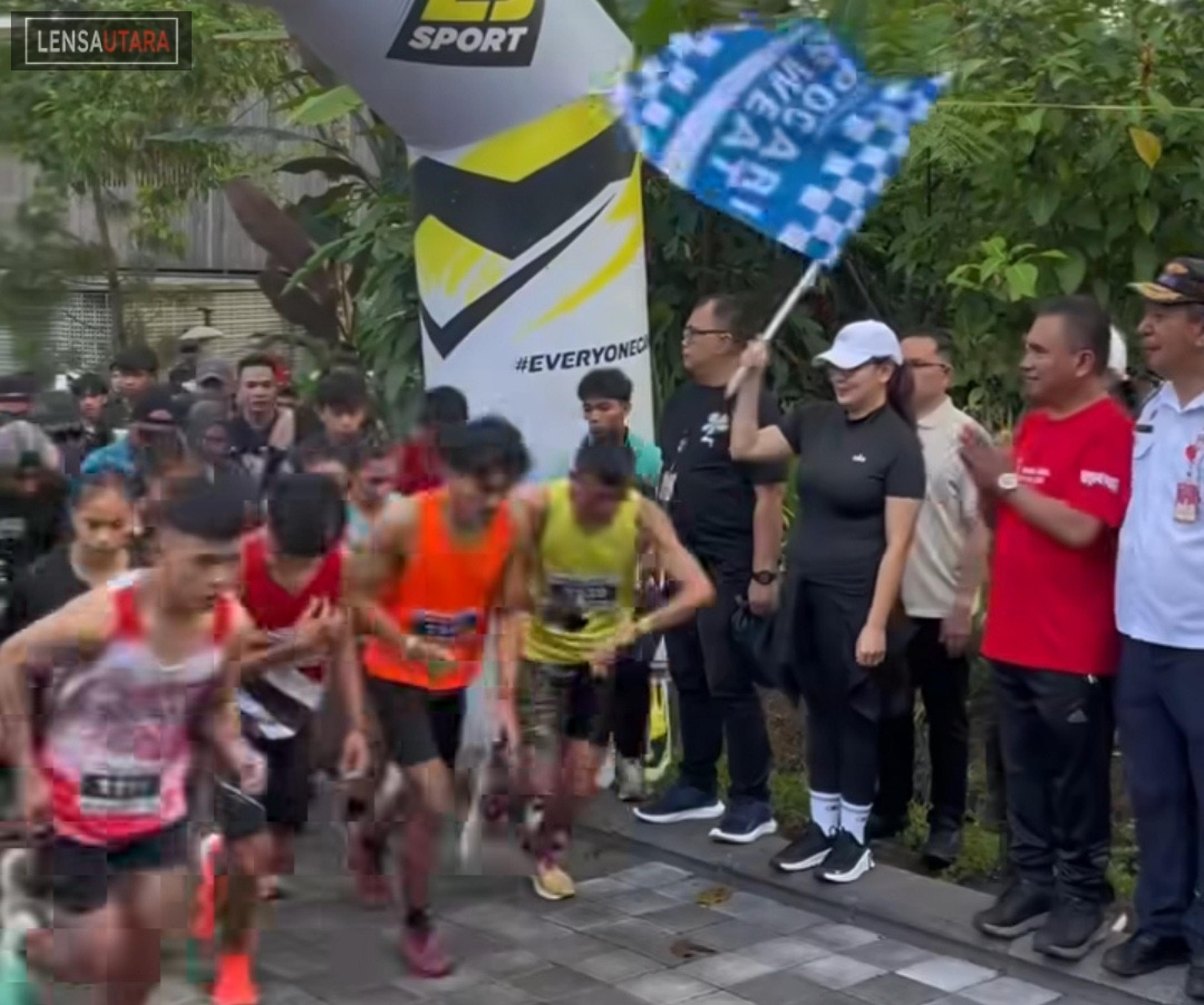 Eco Trail Run Meriahkan TIFF 2025 Dilepas Wakil Walikota Tomohon