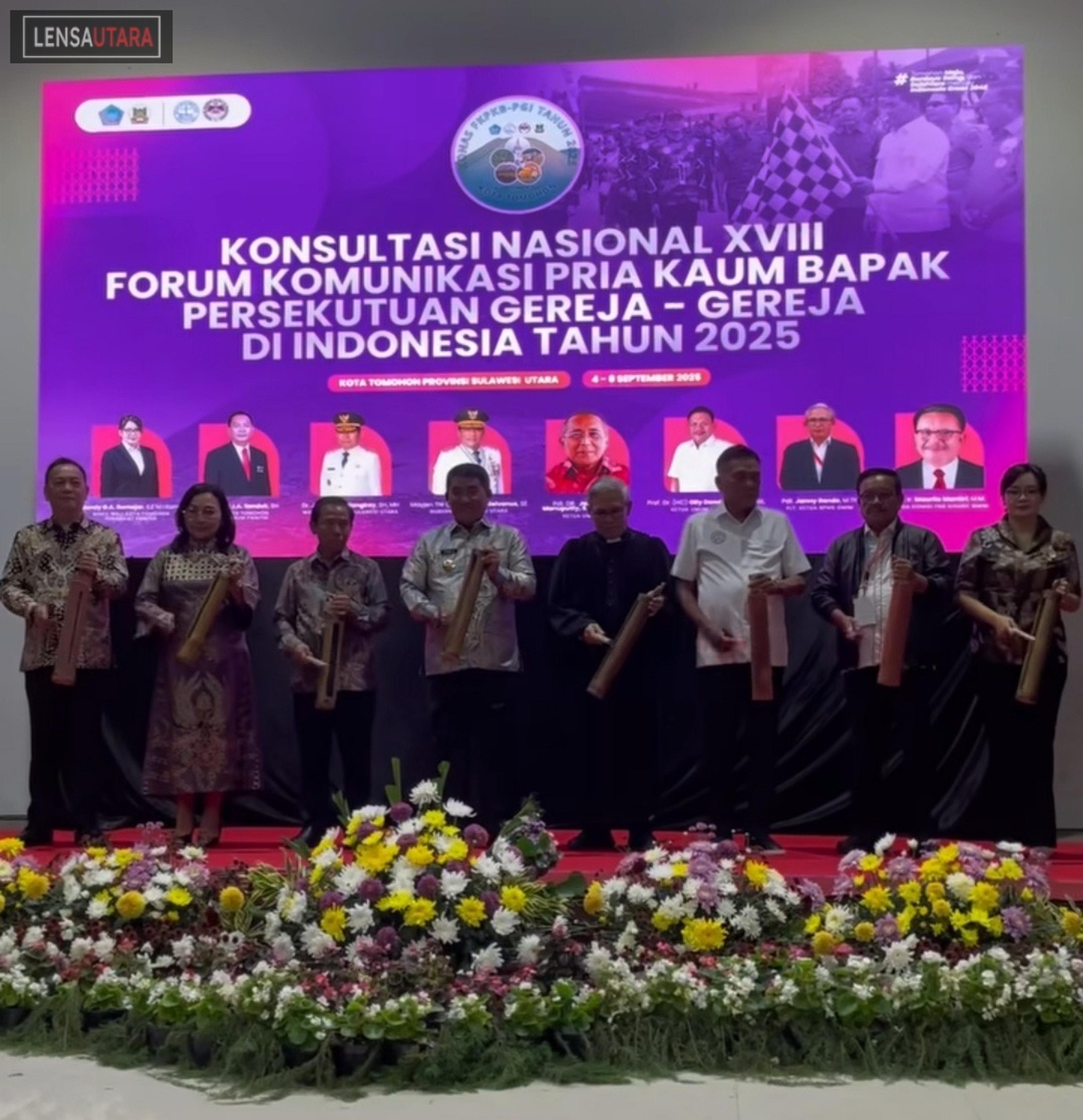 Caroll Senduk Berharap Jadi Berkat, Konas P/KB PGI ke XVIII Resmi Dibuka Gubernur Yulius