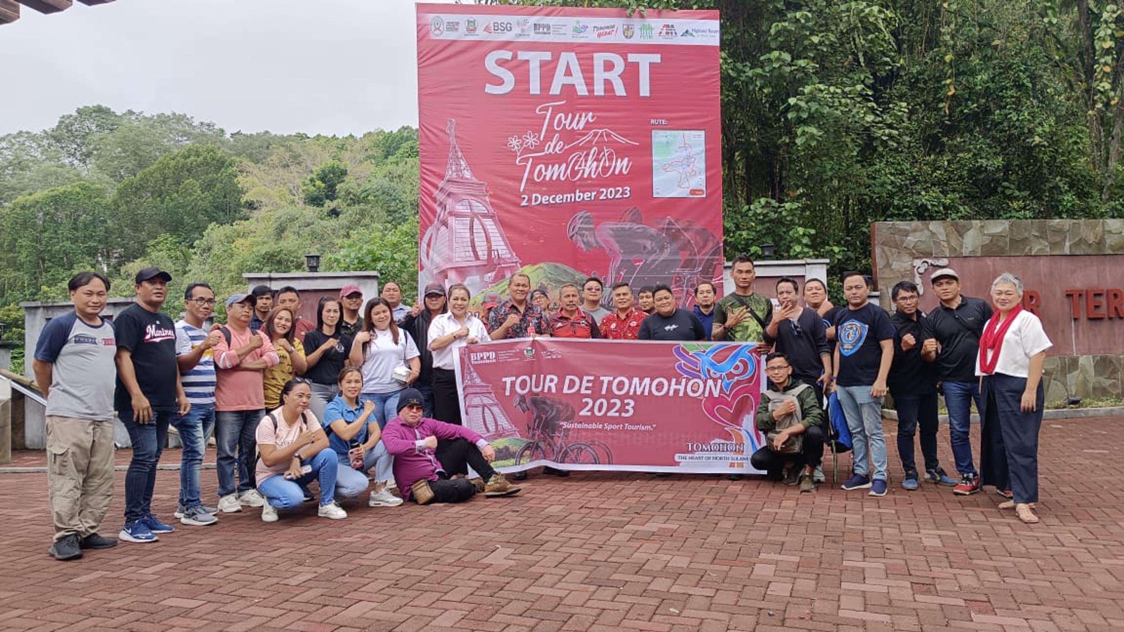 Tour de Tomohon 2023, Event Bersepeda dan Berwisata