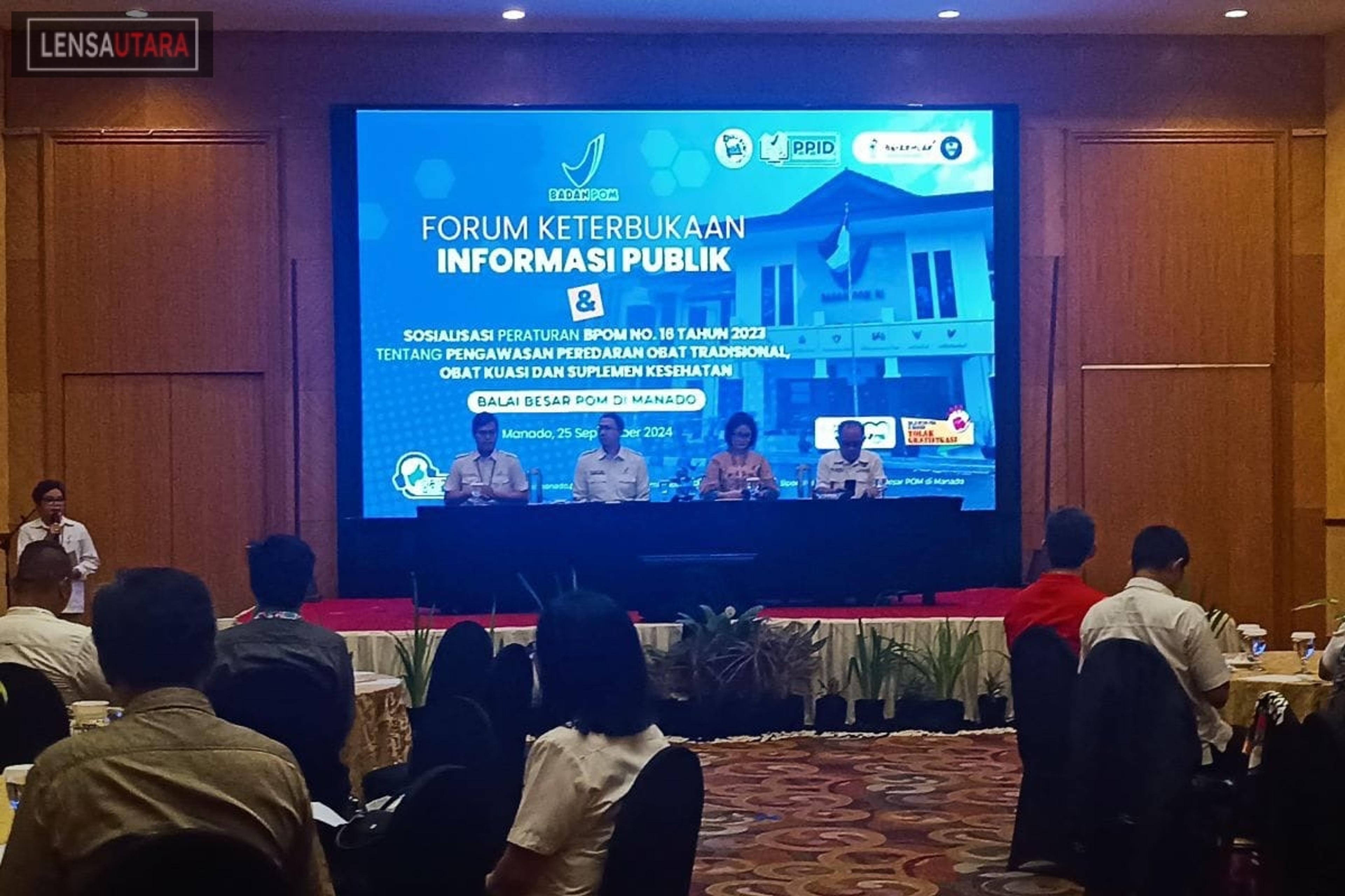 BBPOM Manado Perkuat Keterbukaan Informasi Publik Untuk Masyarakat