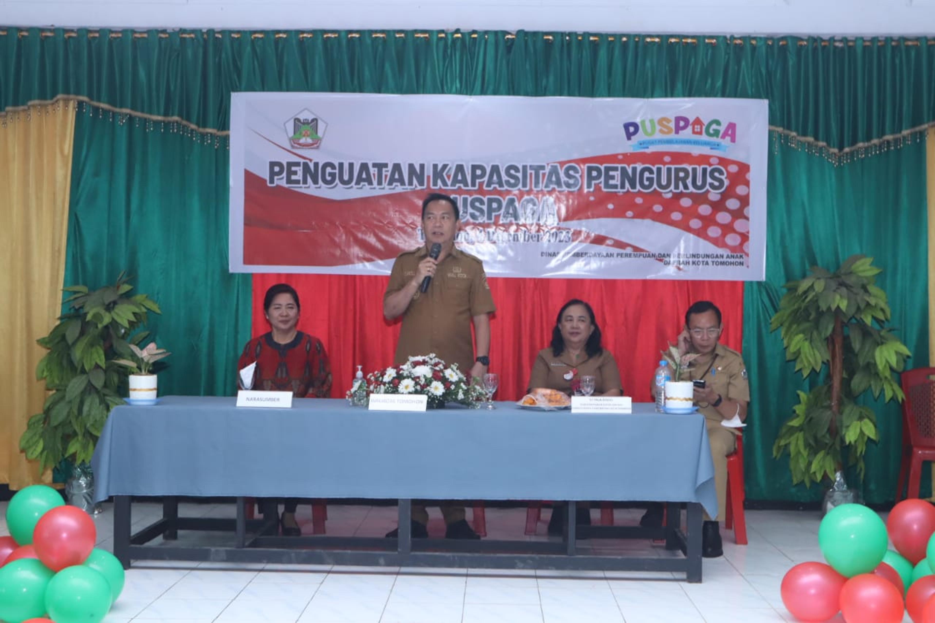 Pemkot Tomohon Gelar Kegiatan Penguatan Kapasitas Pengurus Puspaga