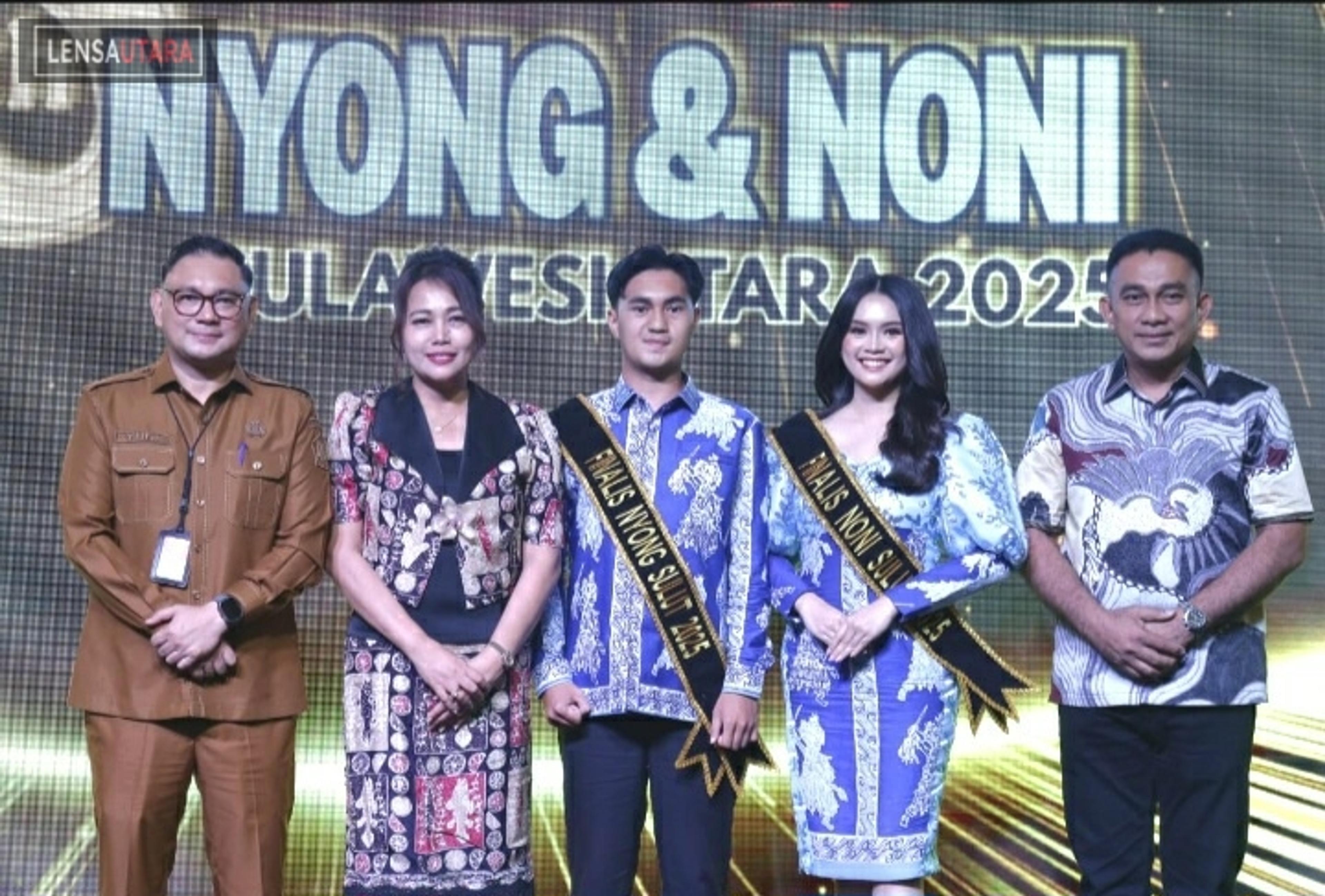 Calvin George dan Beverly Wowor Diutus Kota Tomohon dalam Ajang Pemilihan Nyong dan Noni Sulut 2025