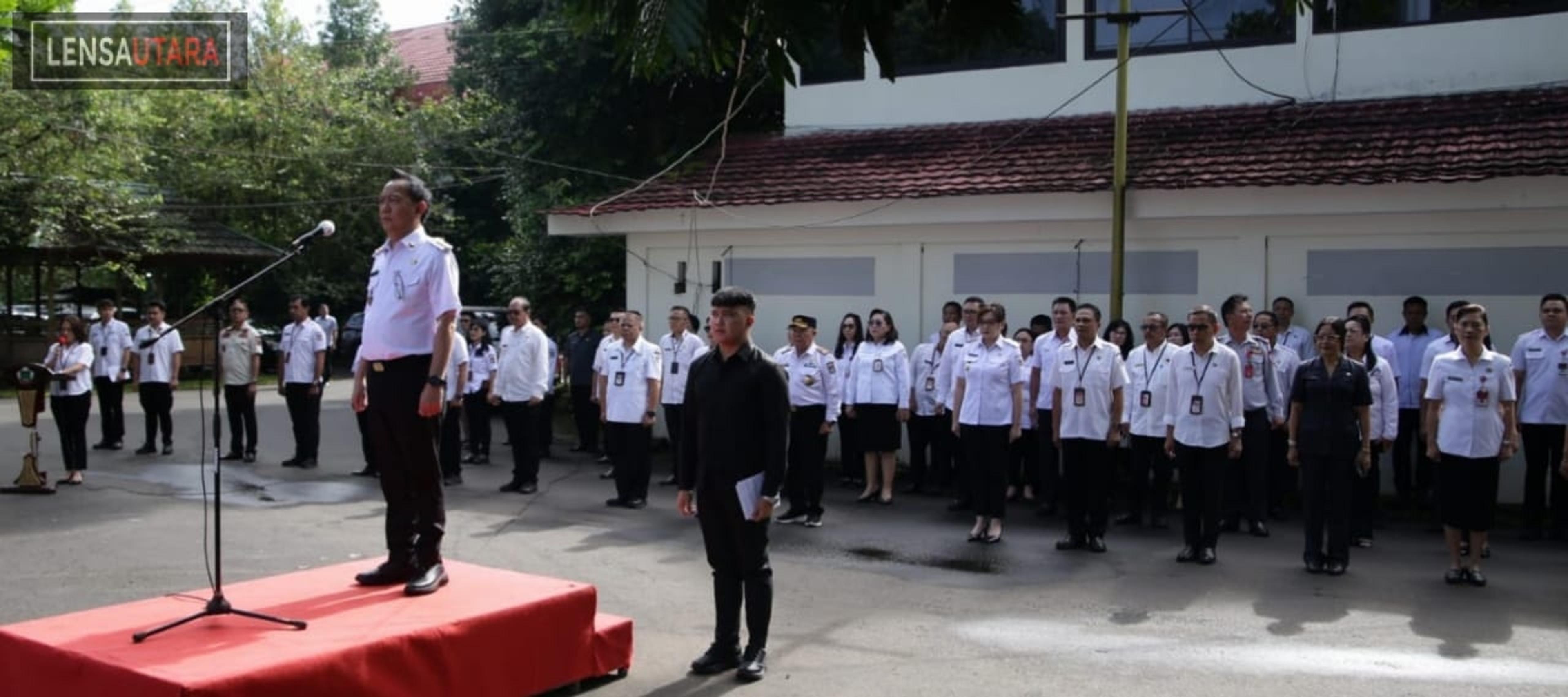 Pimpin Apel Awal Bulan, Caroll Senduk Minta ASN Jangan Memecah Belah Sinergi Walikota dan Wakil Walikota