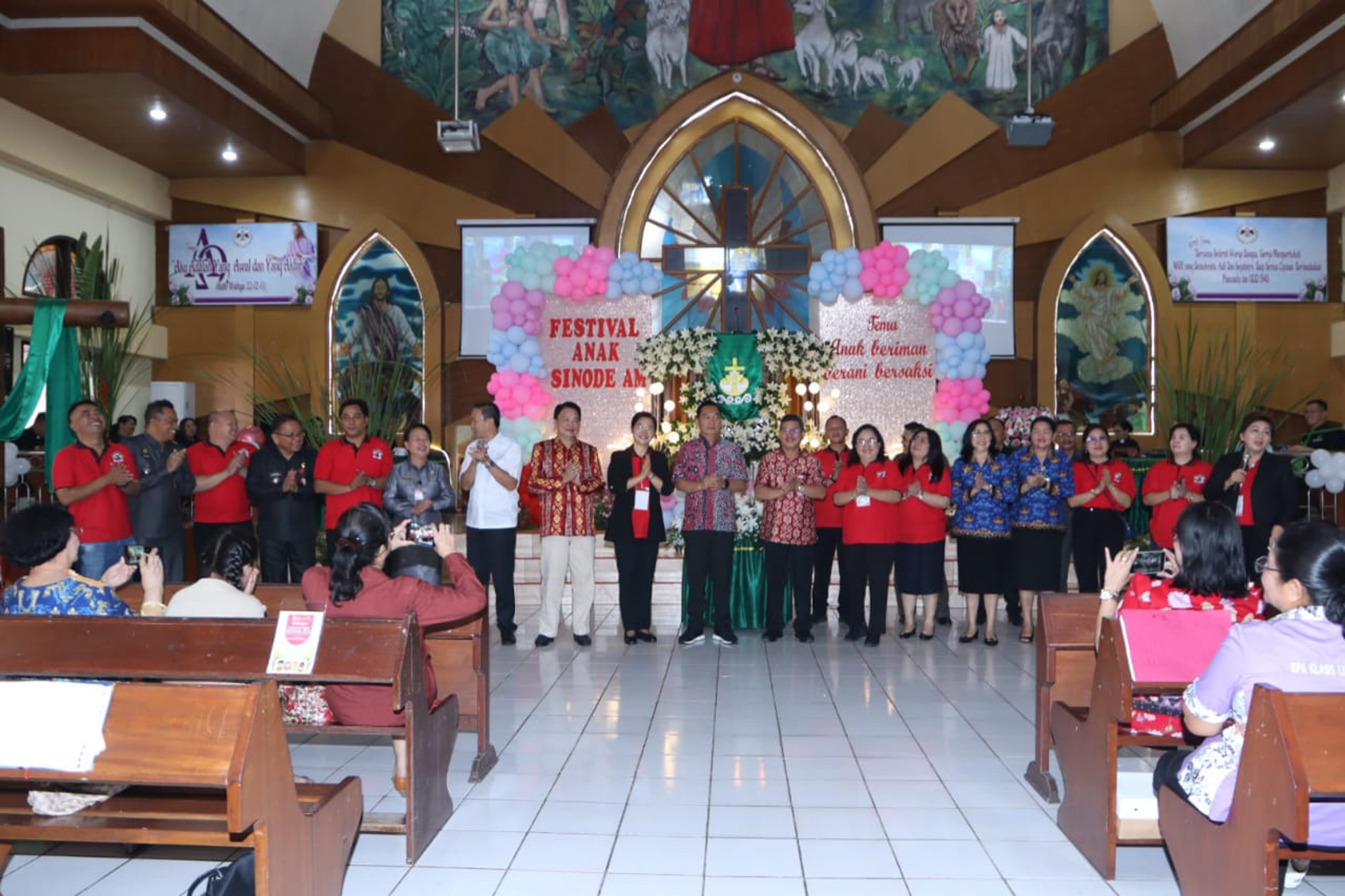 66 Jemaat Wilayah/Klasis hadiri Festival Anak Sinode AM di Tomohon