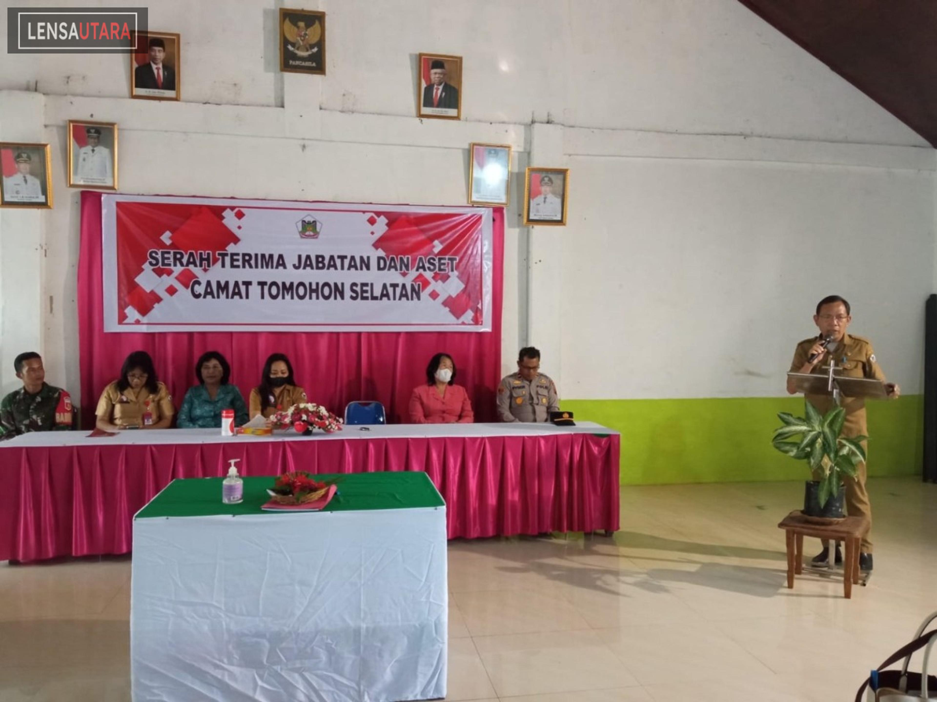 Sertijab Camat Tomohon Selatan, Rumagit Ditugaskan Jadi Plt. Camat