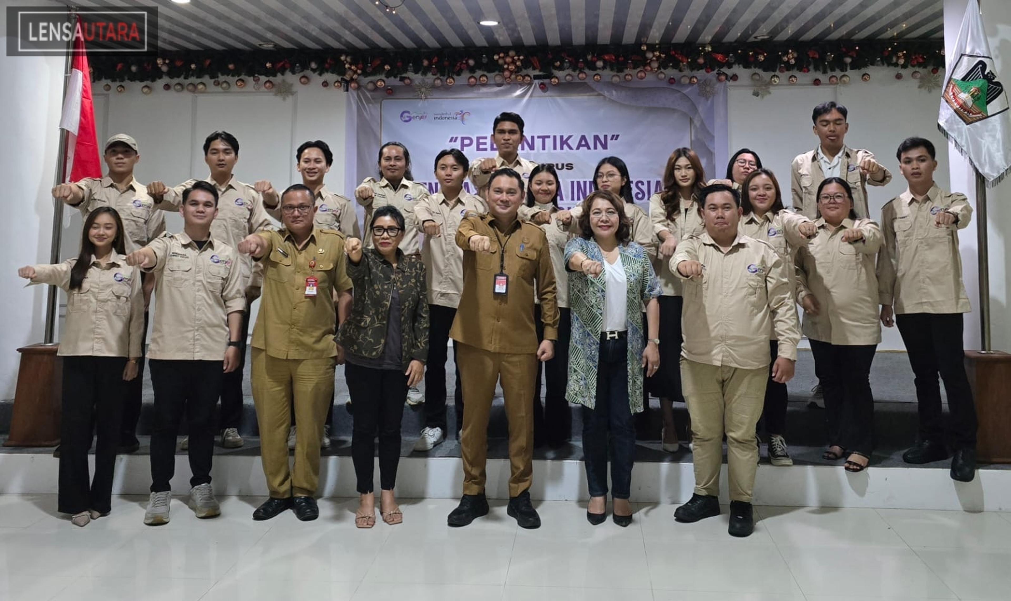 GenPI Tomohon 2025-2027 Resmi Dilantik, Siap Majukan Pariwisata Lewat Kolaborasi