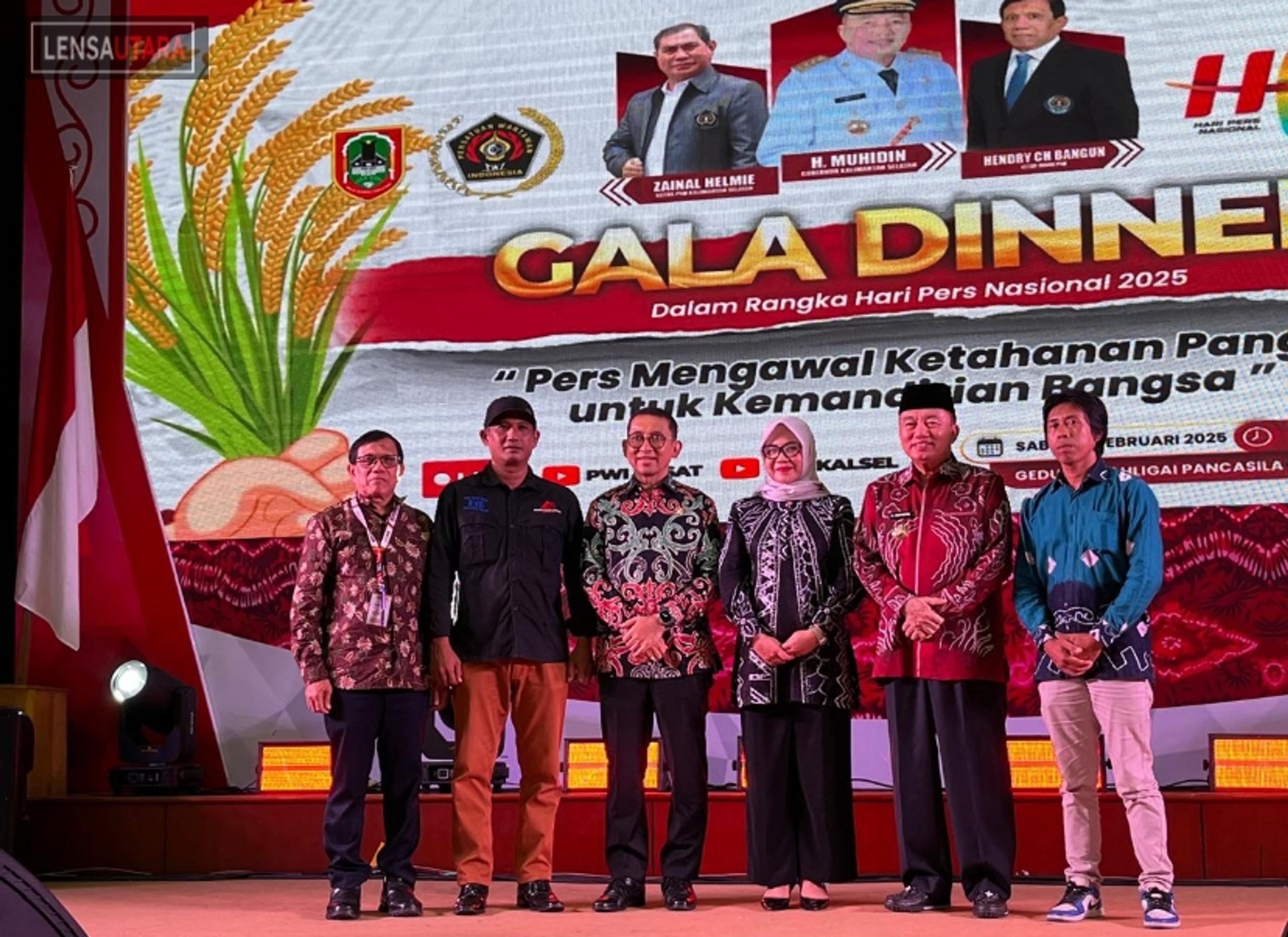 Hari Pers Nasional 2025 di Banjarmasin, Fadli Zon: Pers Tidak Bisa Pisah dengan Kebudayaan