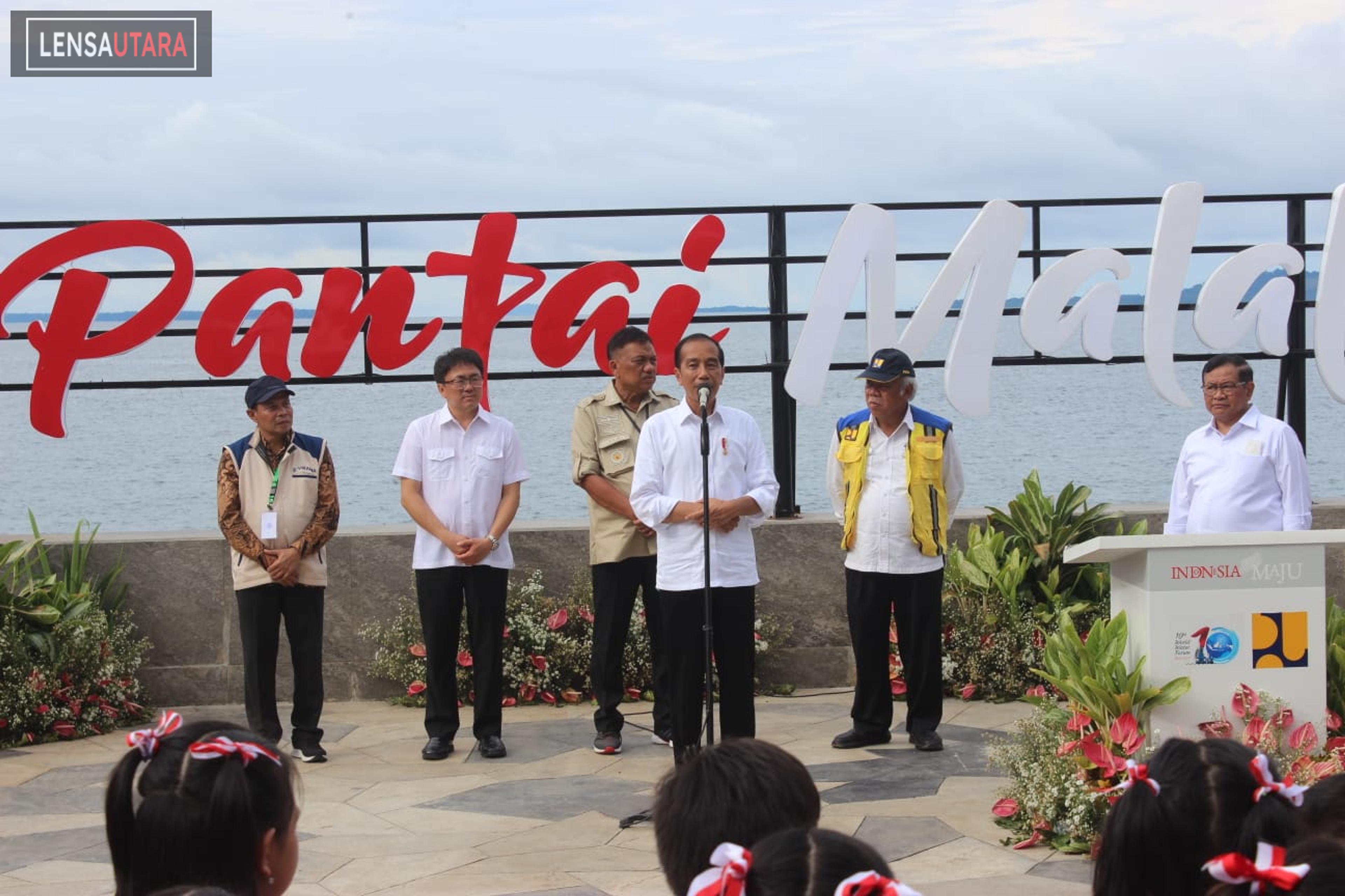 Resmikan MBW, Jokowi Harapkan Masyarakat Jaga Kebersihan Pantai