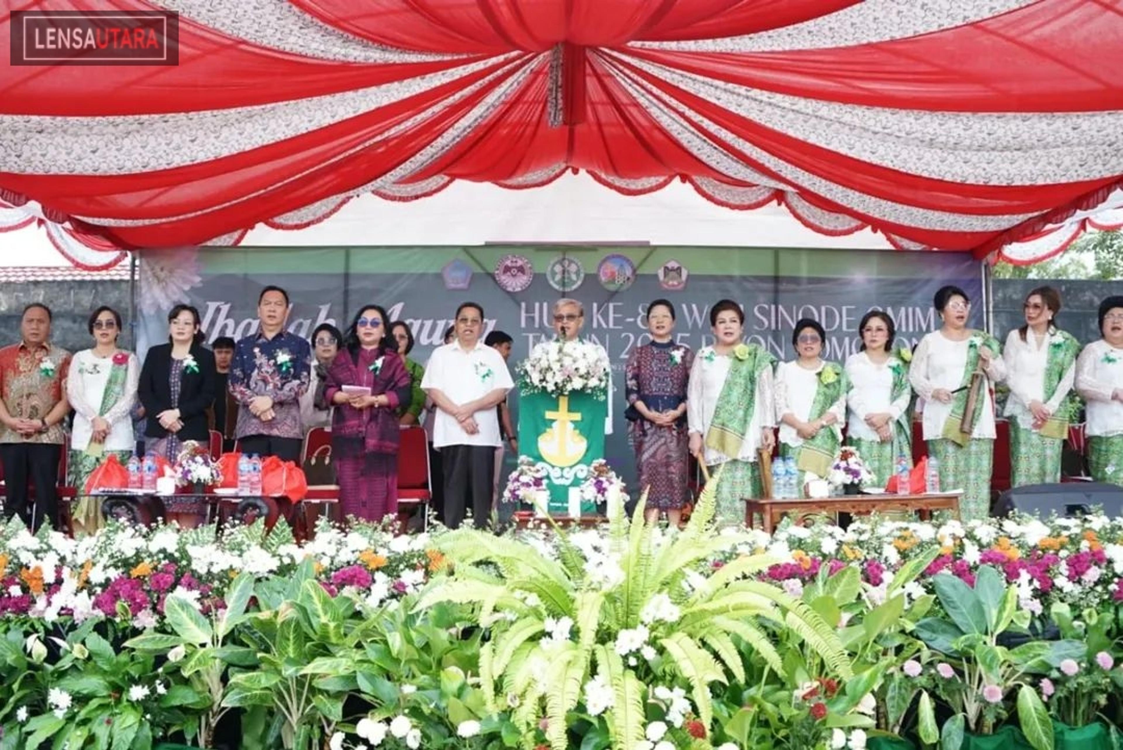 Caroll Senduk Bangga dan Apresiasi Ibadah Syukur HUT ke-88 W/KI Sinode GMIM Digelar di Tomohon