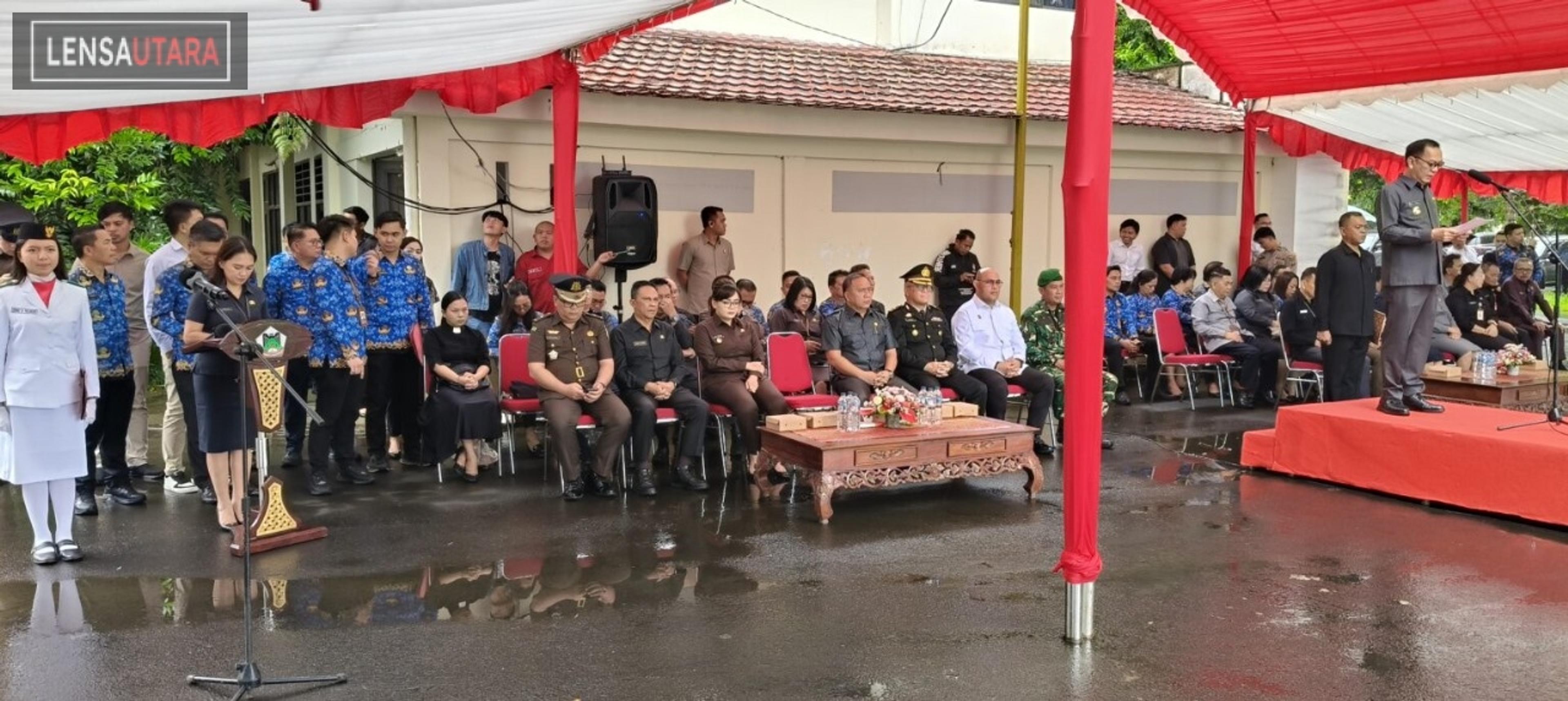 Teguhkan Komitmen NKRI, Pemkot Tomohon Gelar Upacara Peringati Hari Lahir Pancasila
